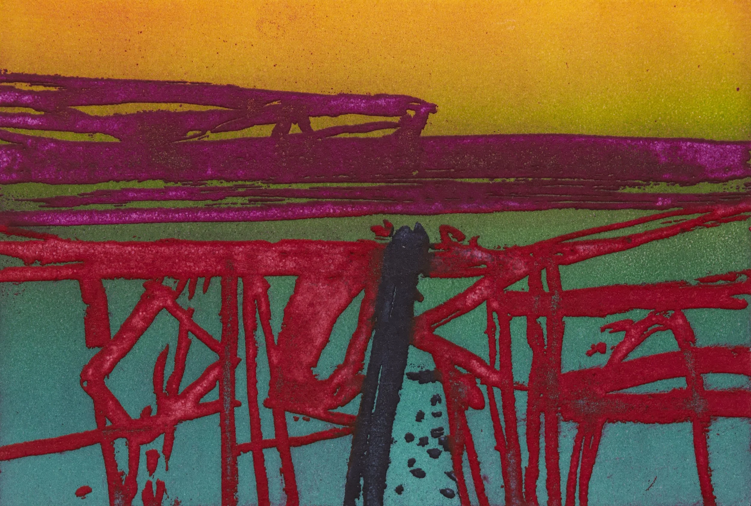 Red Field - Ceide, 13 x 19 cm