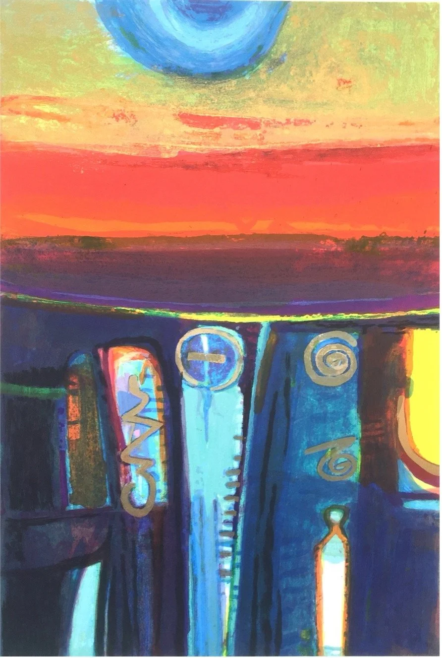Red Sky, 89 x 60.5 cm