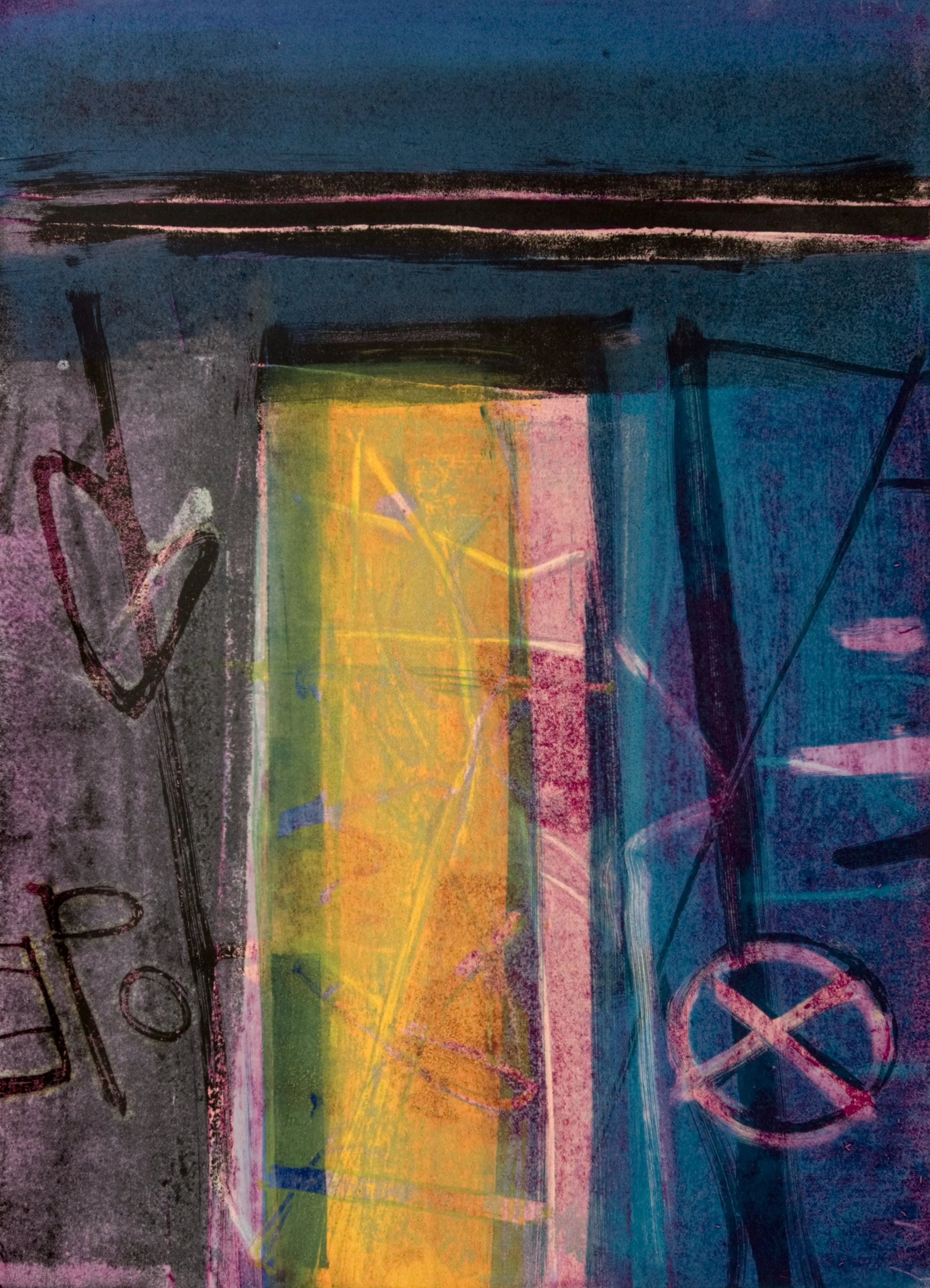 Roadside Ruin, 42 x 30 cm