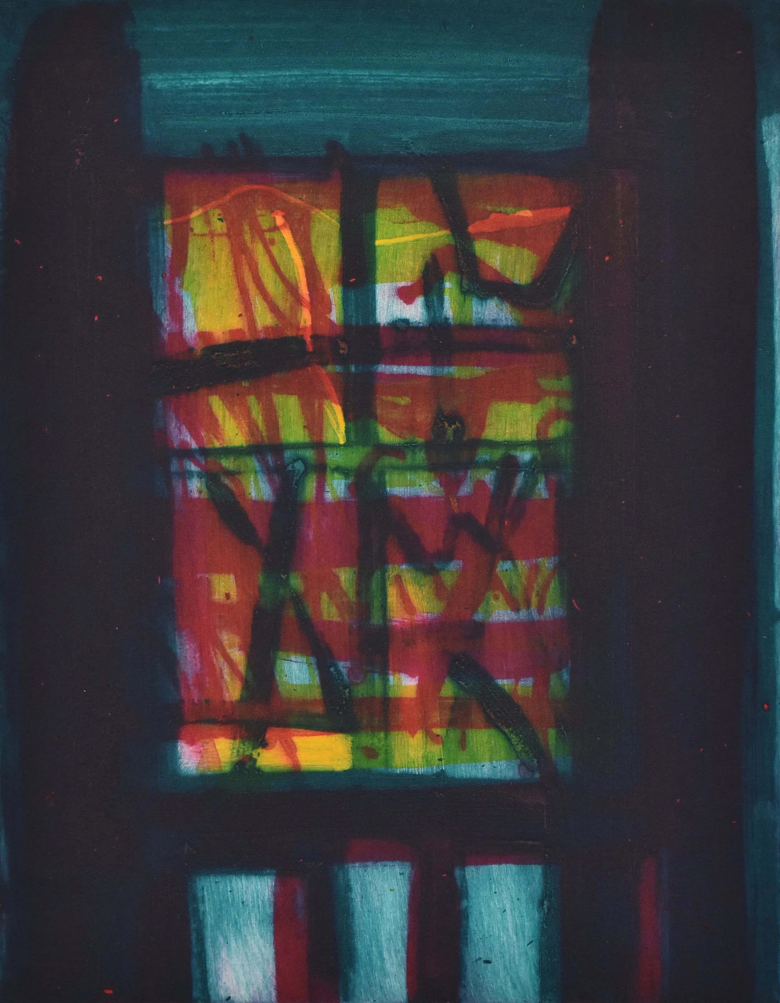 Door at Menerbes, 52 x 40.5 cm