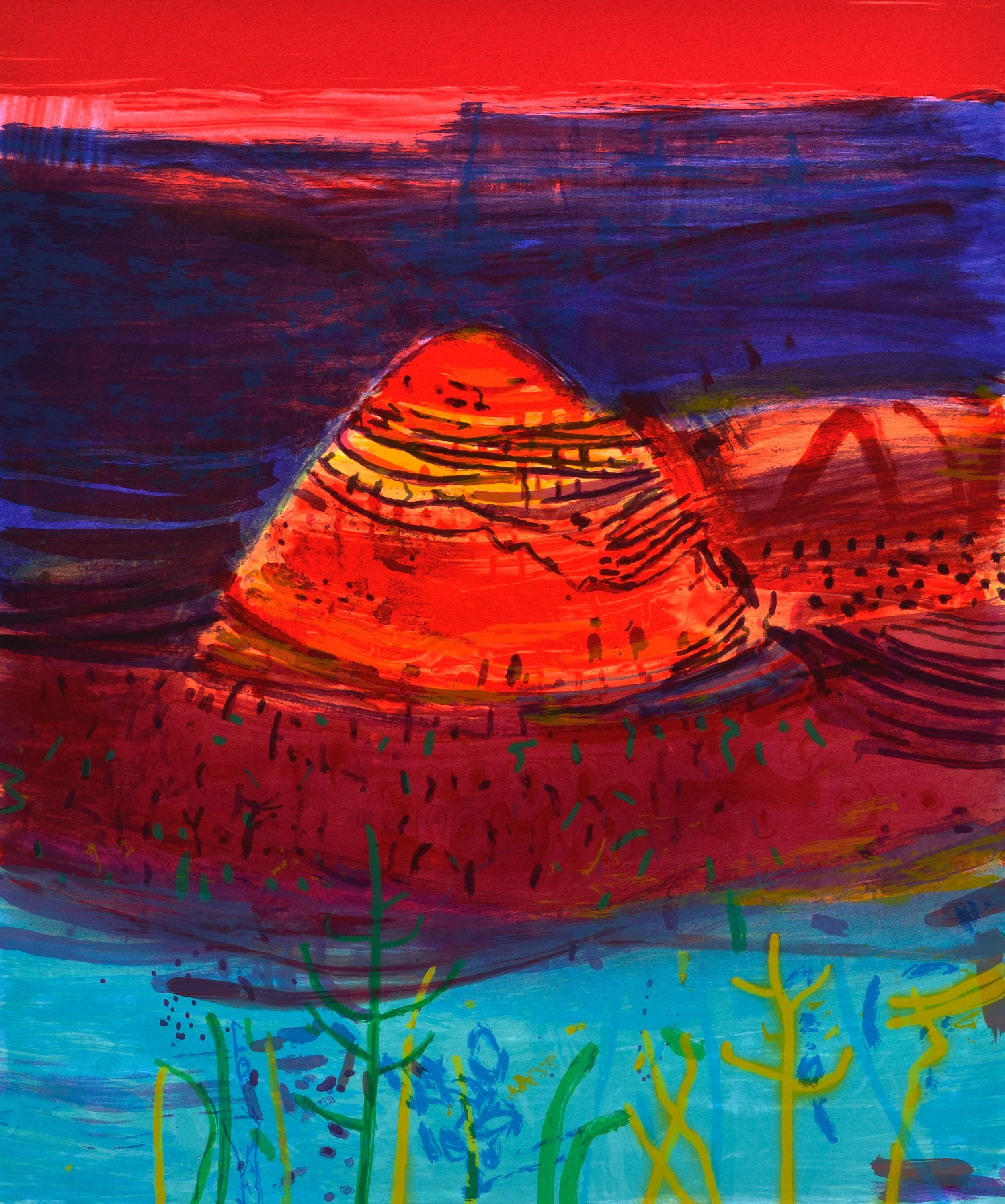 Autumn Sierra, 76 x 64 cm