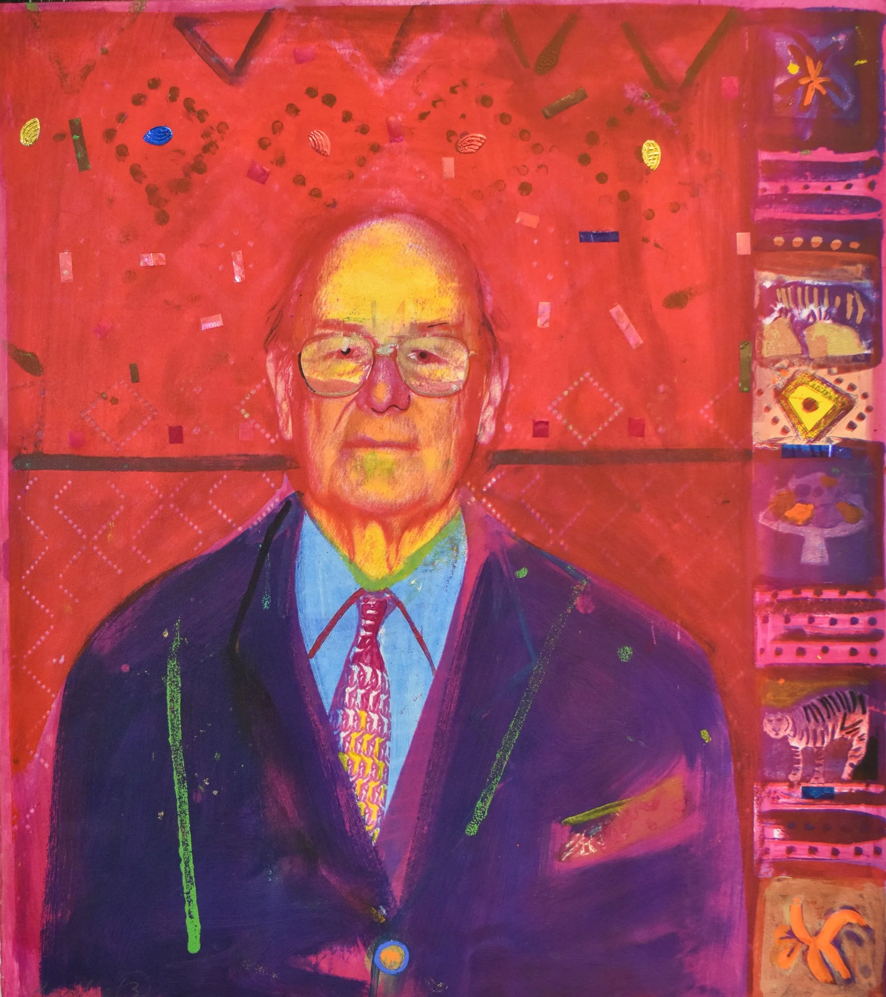 Bill Baillie 4, 70 x 62cm