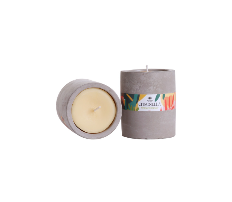 Citronella Concrete Cup Candle