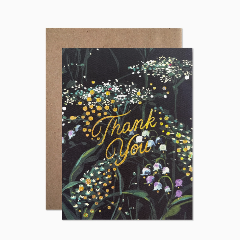 Thank You Queen Anne's Lace Card