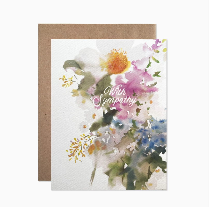 With Sympathy Card