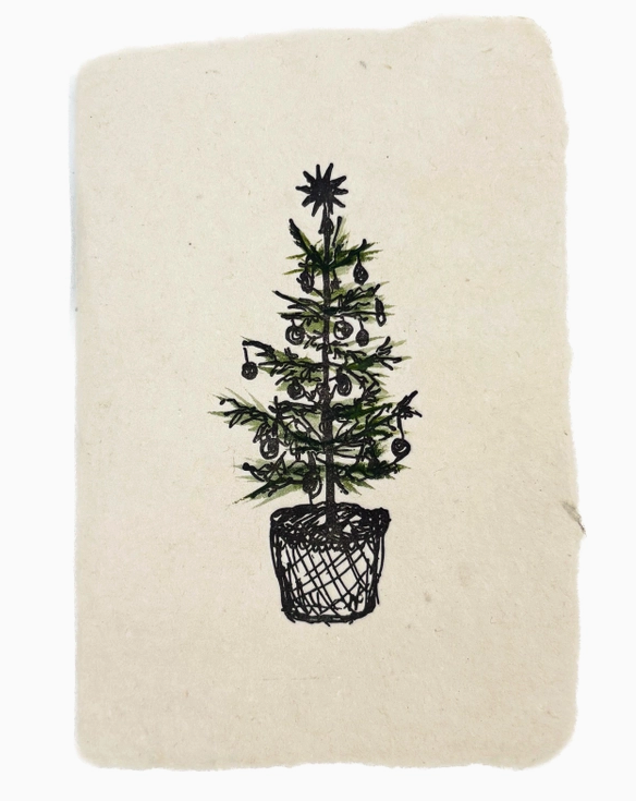 Scandinavian Christmas Tree Card