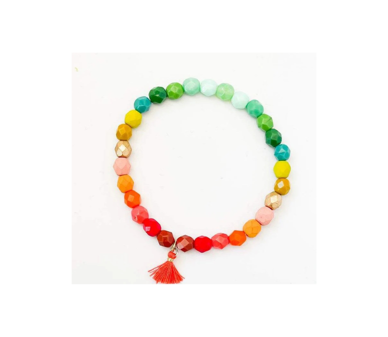 Ombre Bracelet With Tassels