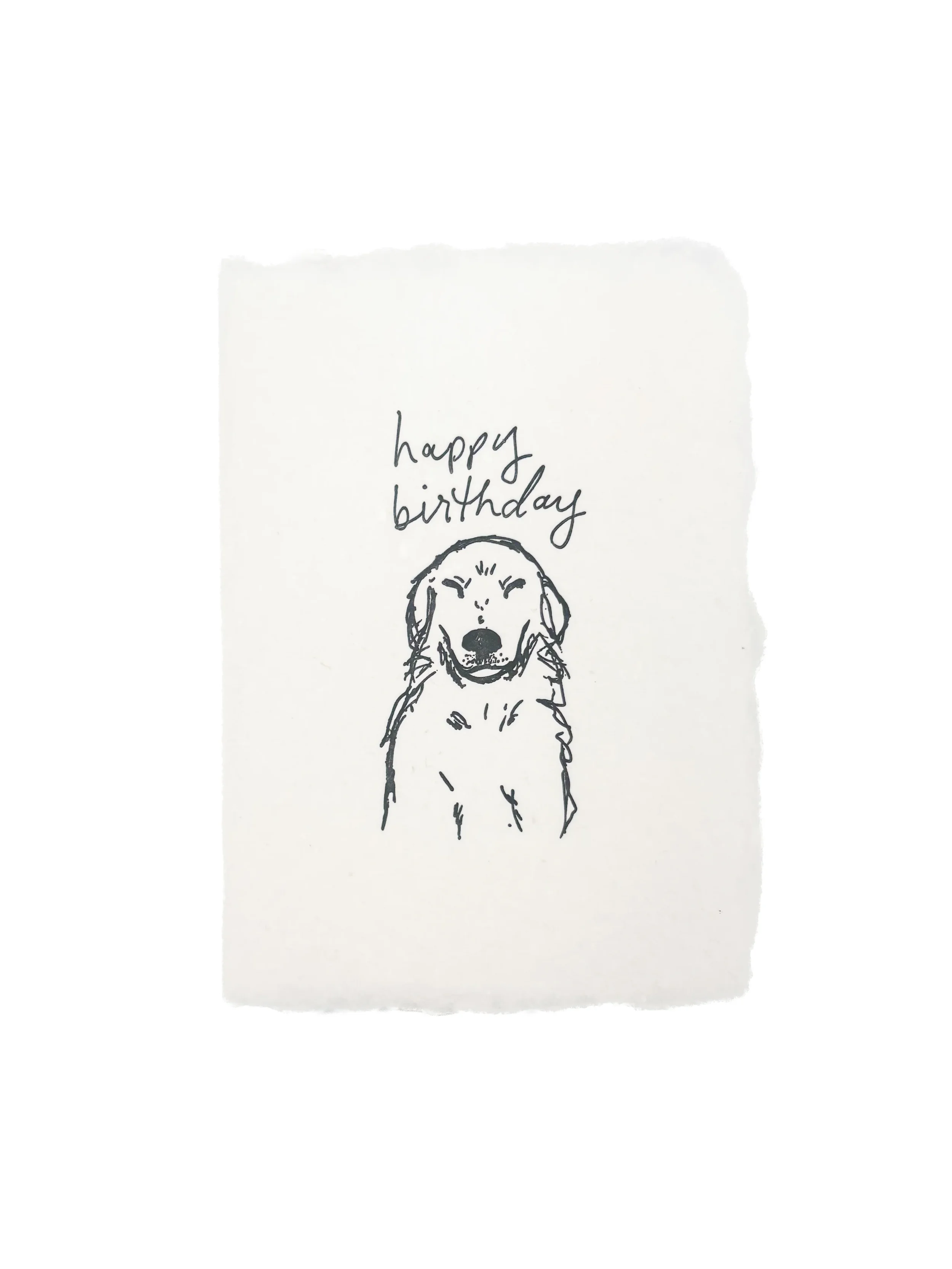 Happy Birthday Dog Card