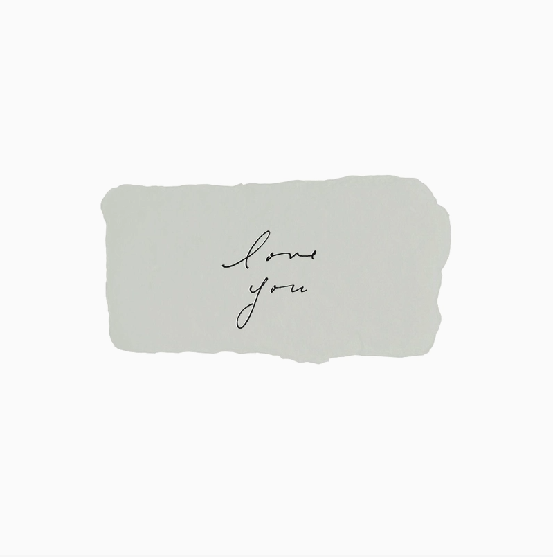 Love You Tiny Note
