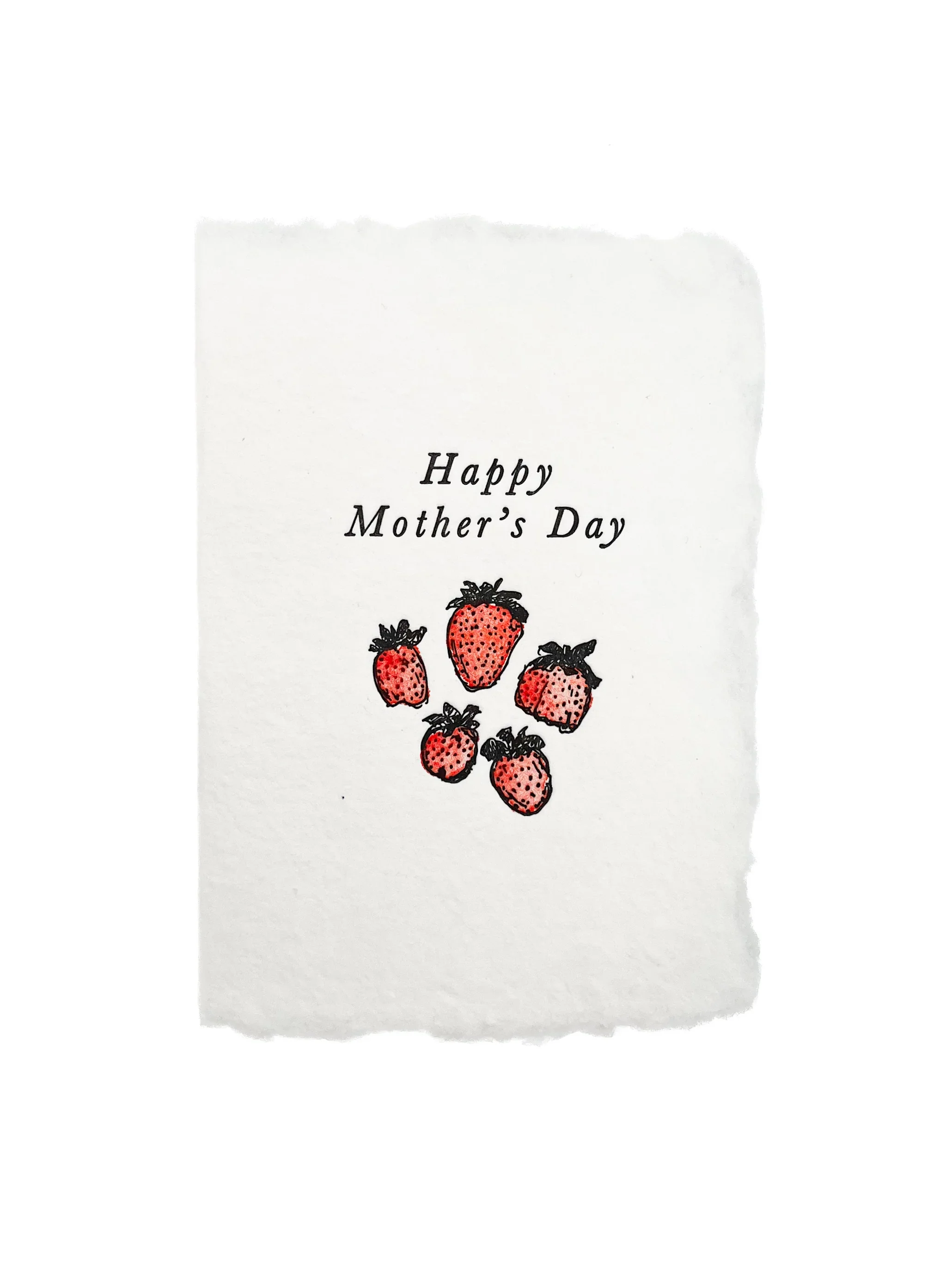 Happy Mother's Day Bunch Of Strawberries Card