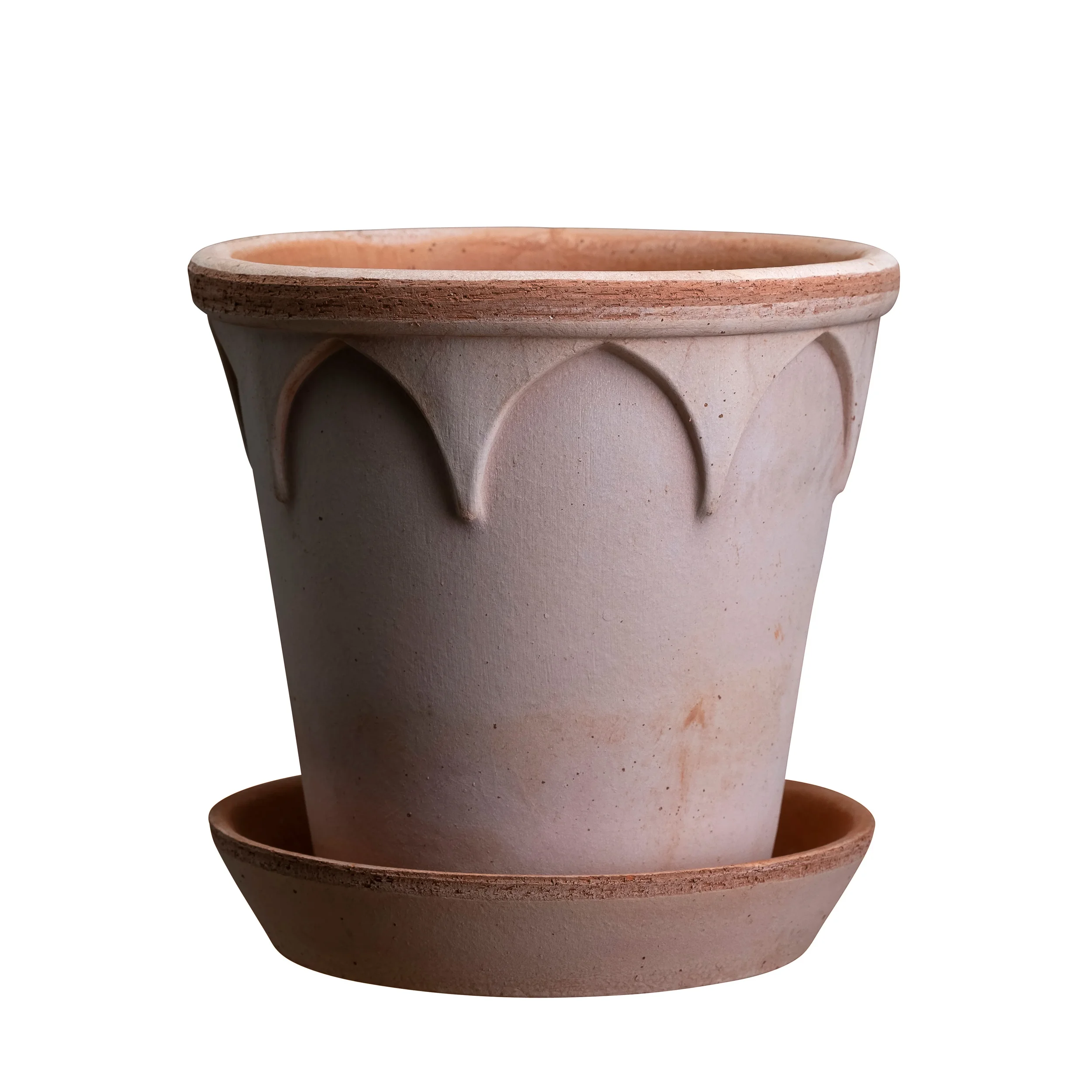 Elizabeth Raw Rosa Terracotta Pot