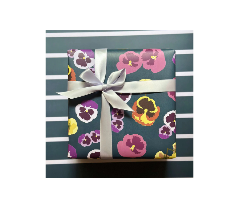 Pansy Wrapping Paper