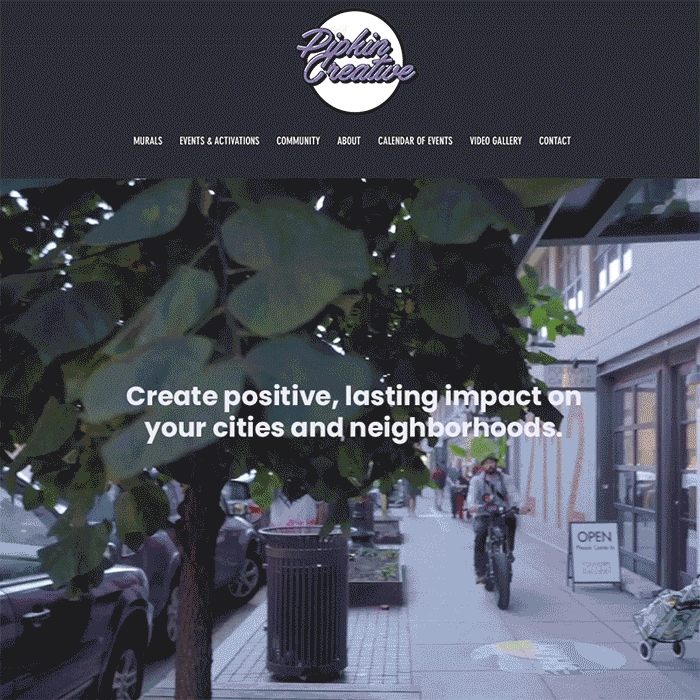 Pipkin Creative website