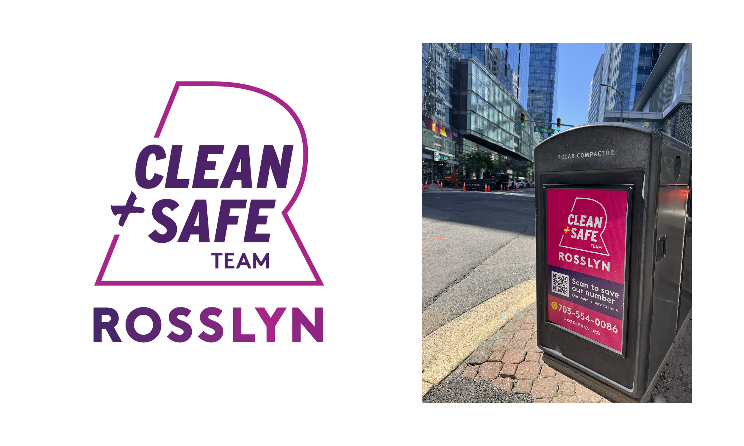 Clean + Safe Logo and Big Belly