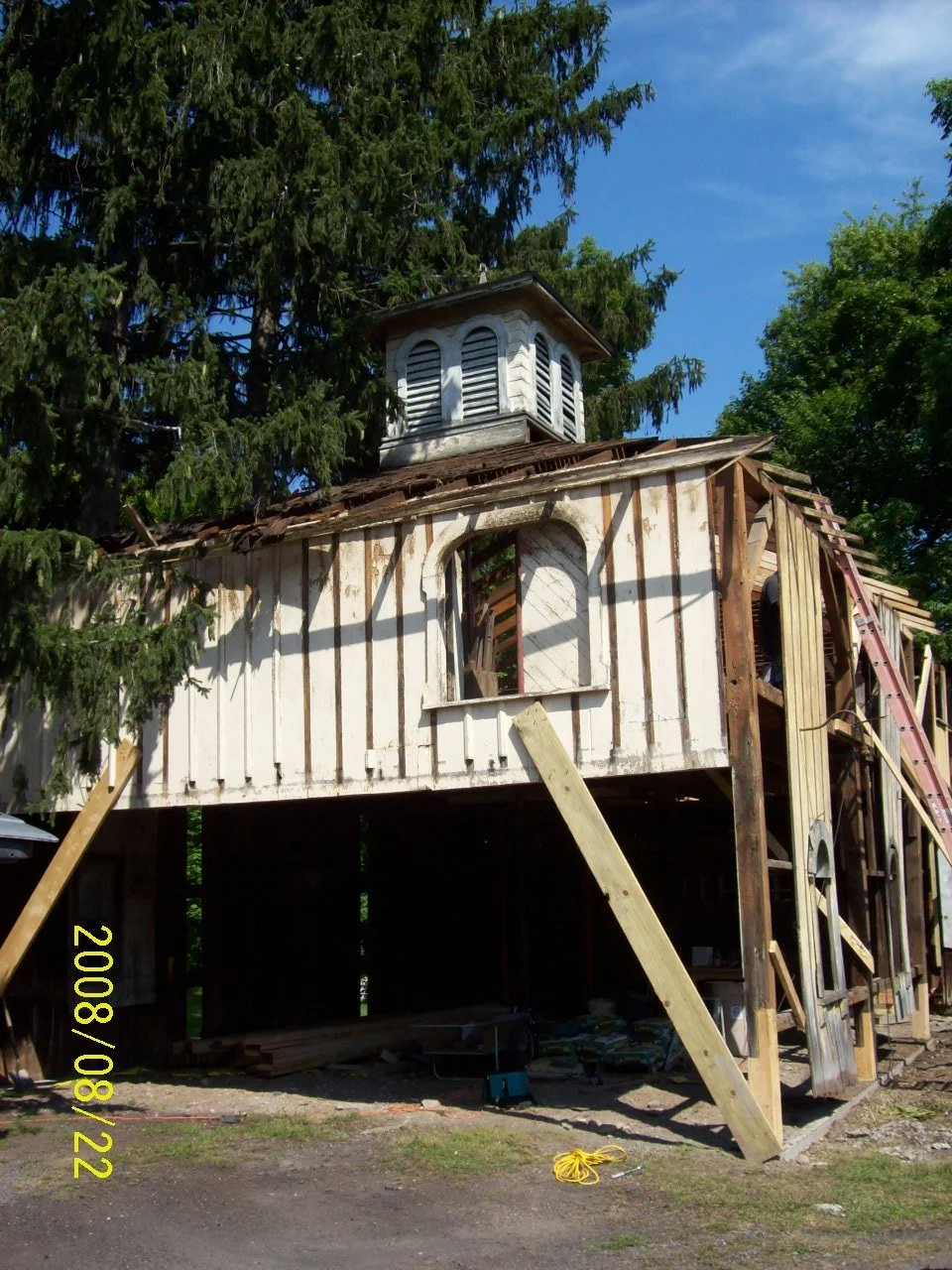 Barn Resotoration During Structural Repairs