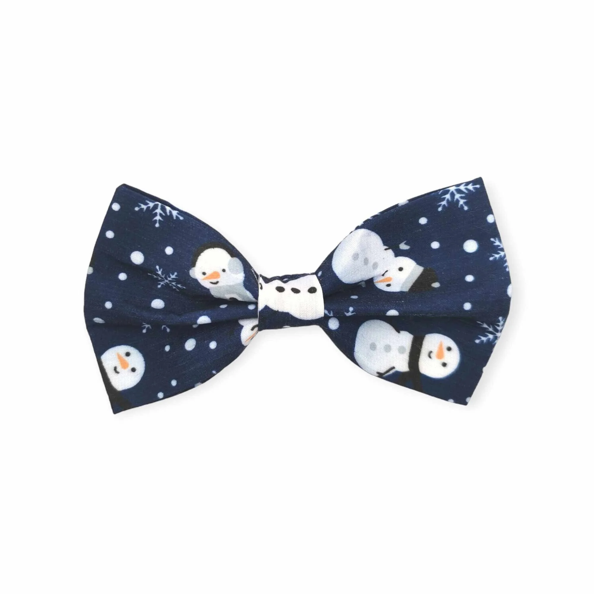 Blue Snowman Bow Tie