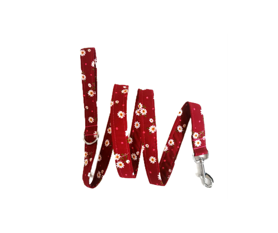 Berry Flower Dog Lead