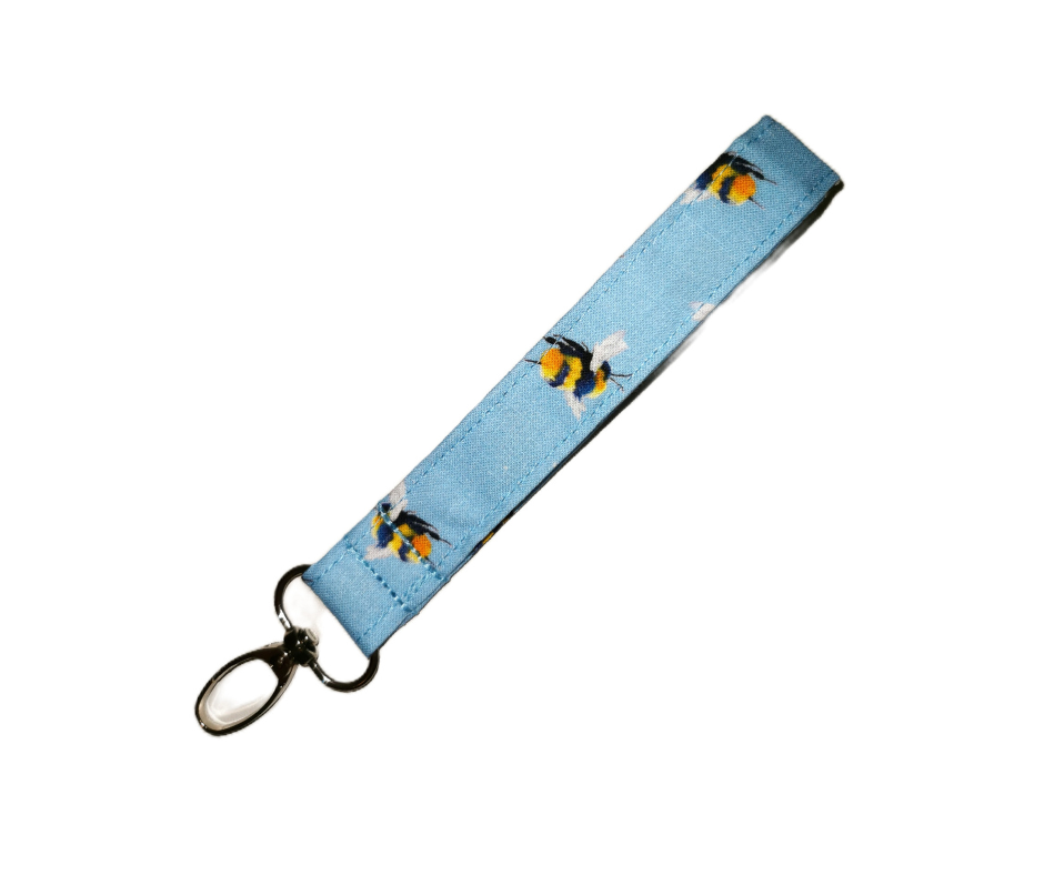 Blue Bumblebee Key Fob
