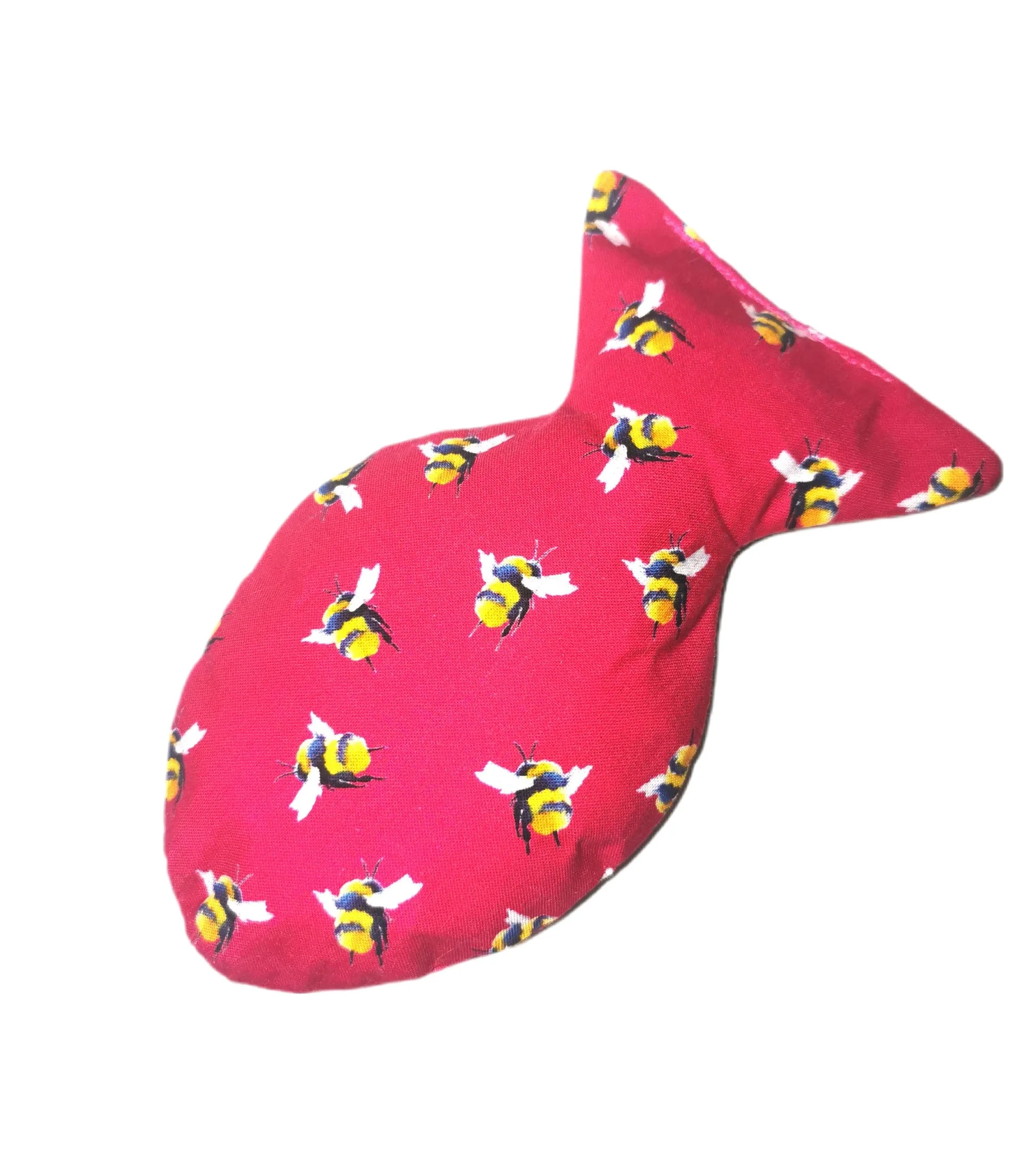 Cerise Pink Bumblebee Catnip Fish