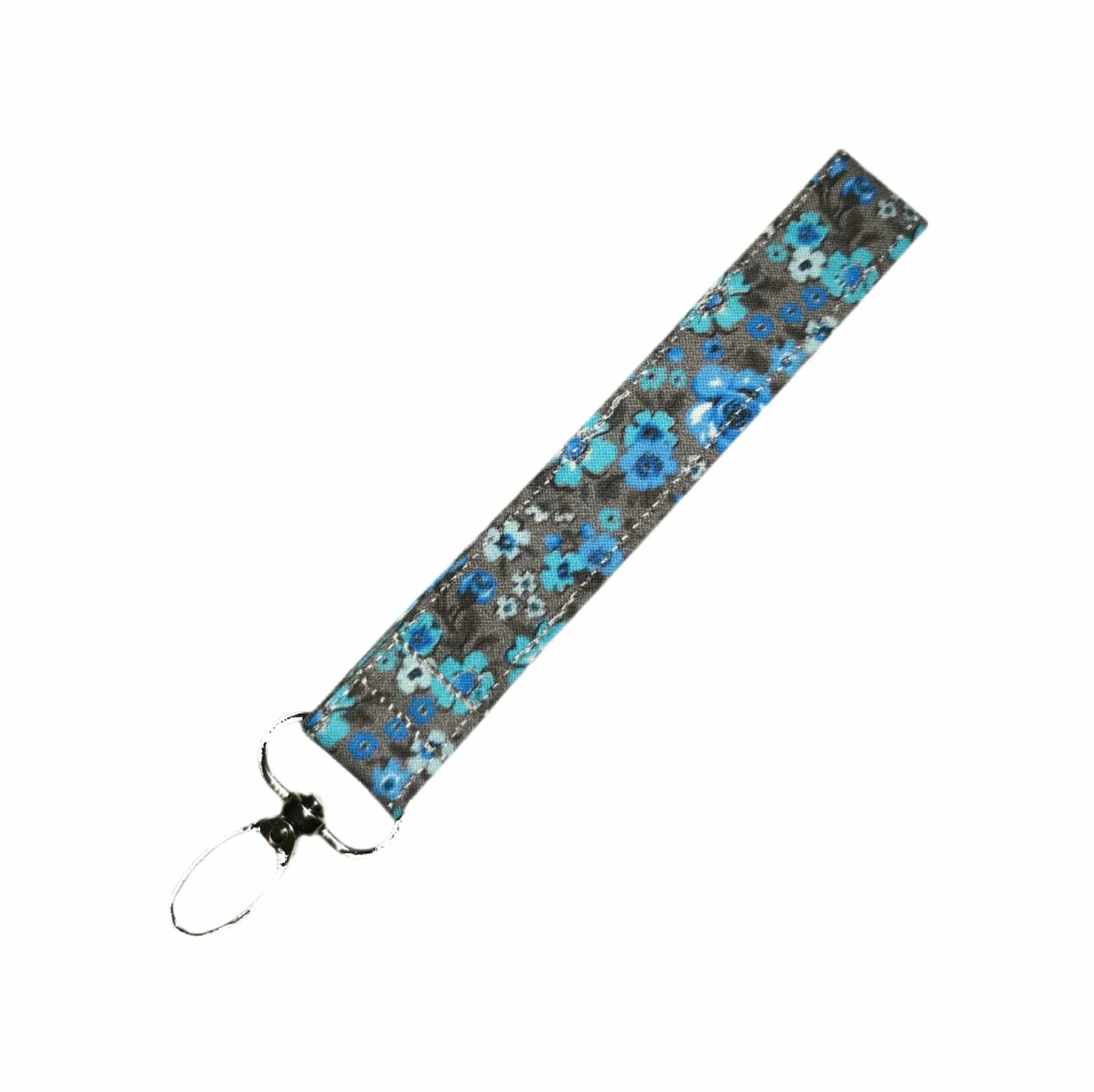 Blue Spray Flowers Key Fob