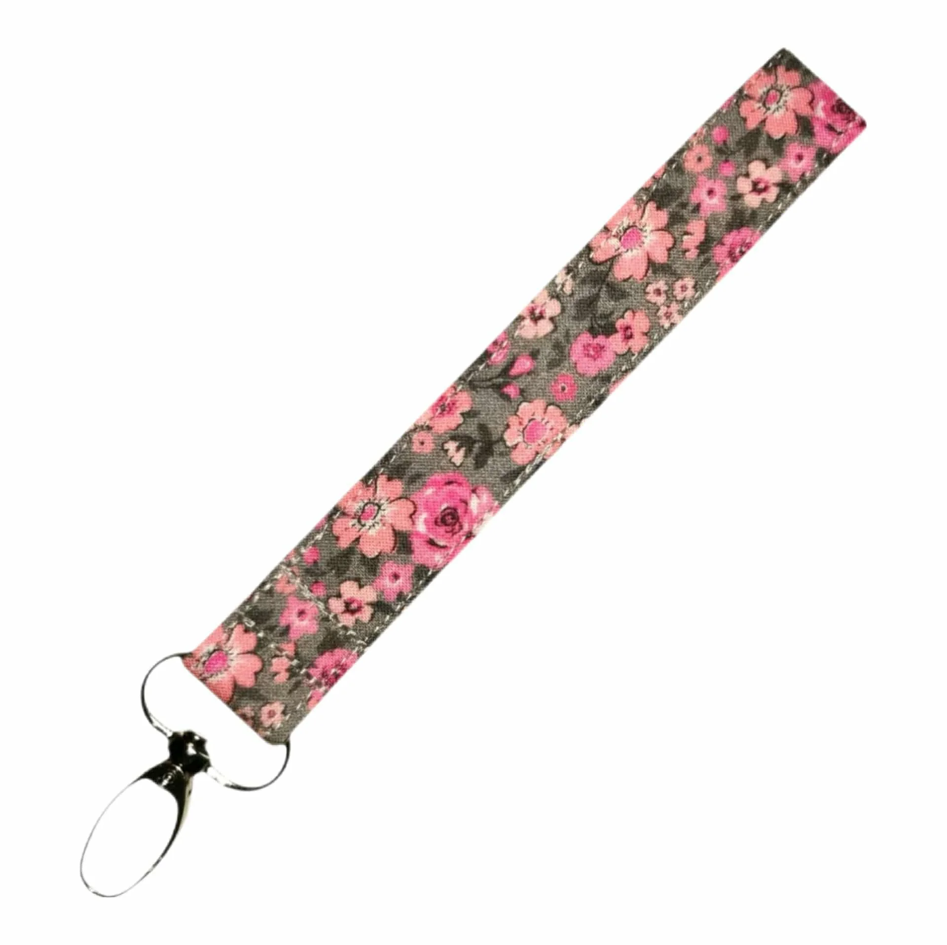 Pink Spray Flowers Key Fob