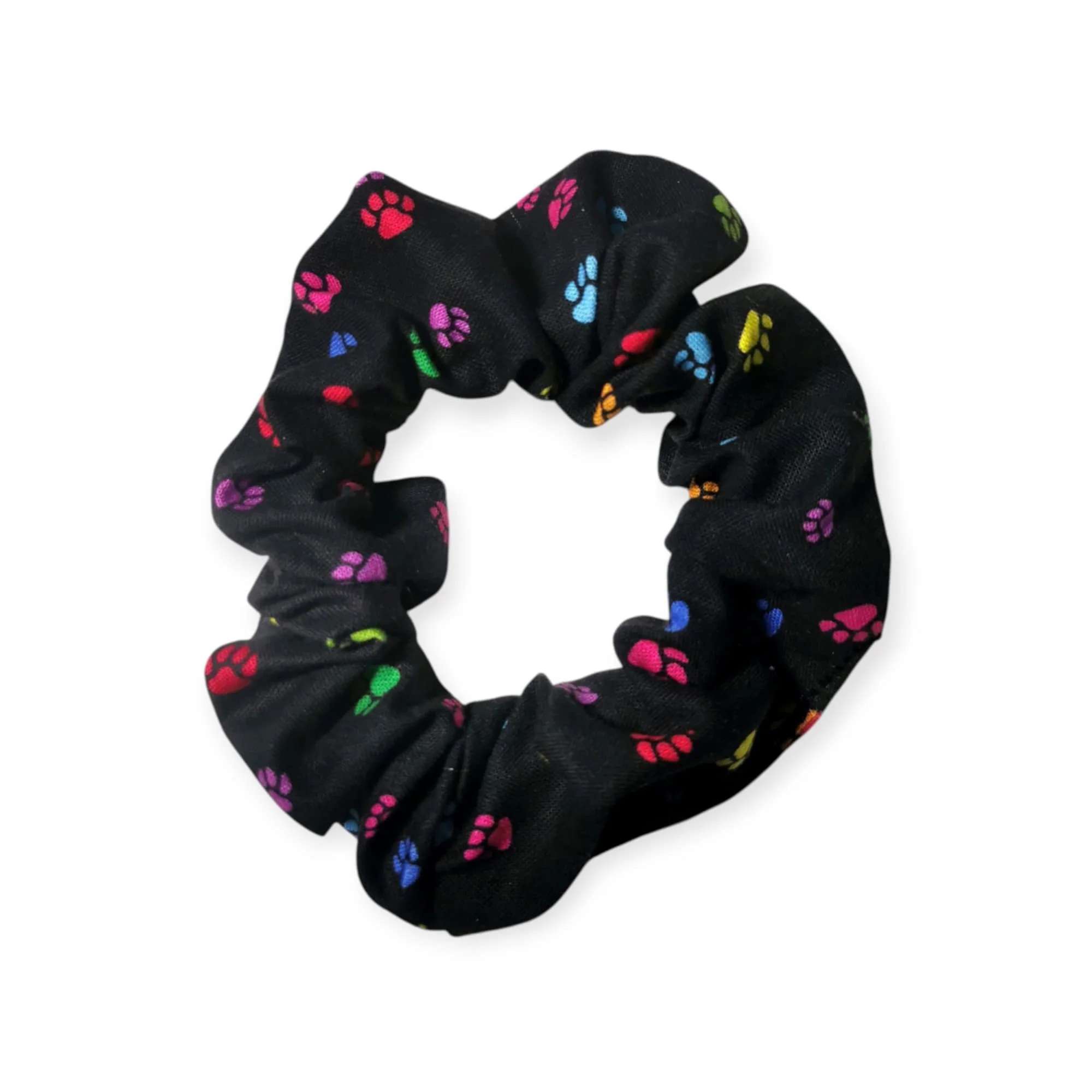 Rainbow Paws Scrunchie