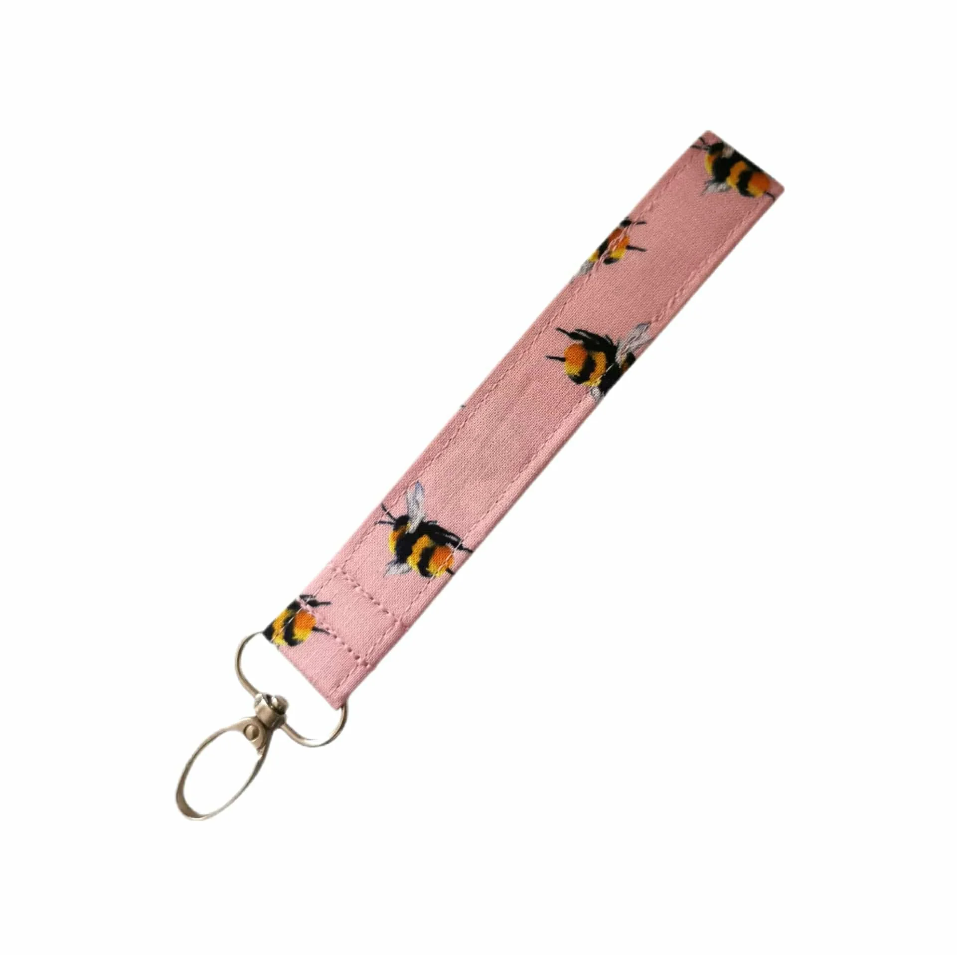 Pink Bumblebee Key Fob