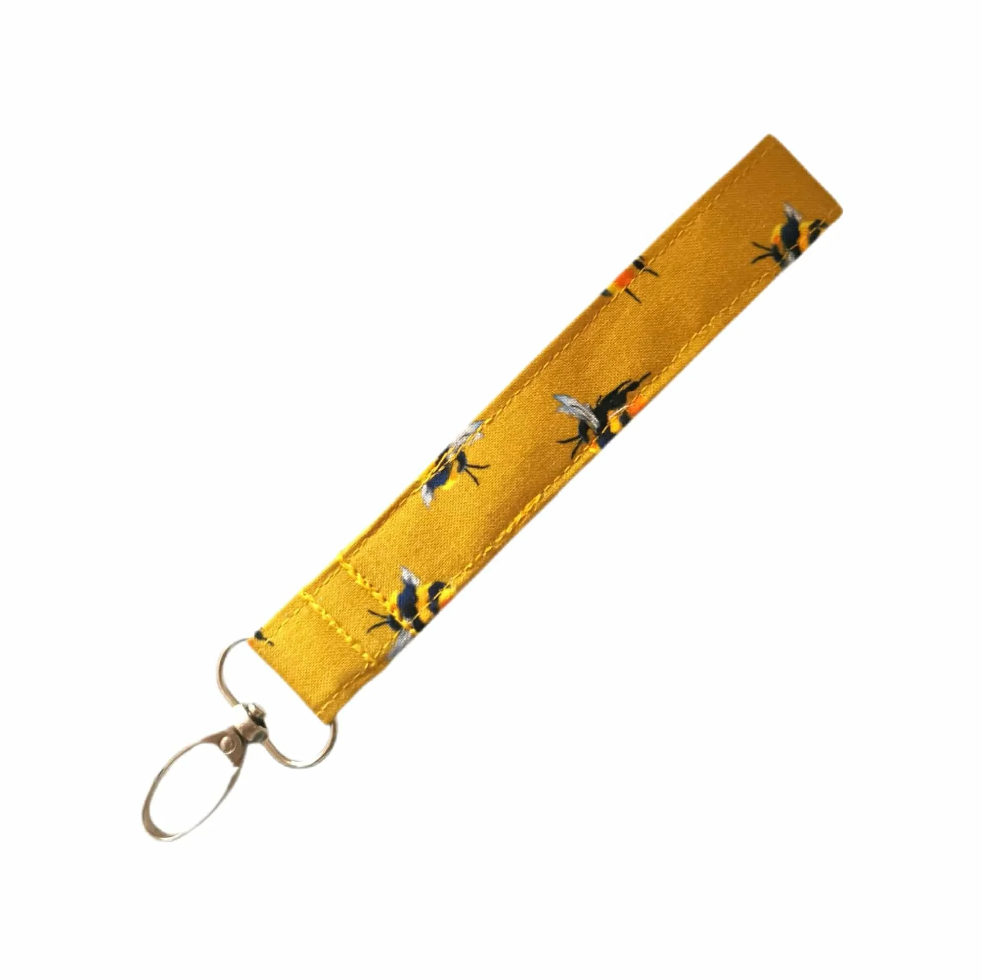 Mustard Bumblebee Key Fob