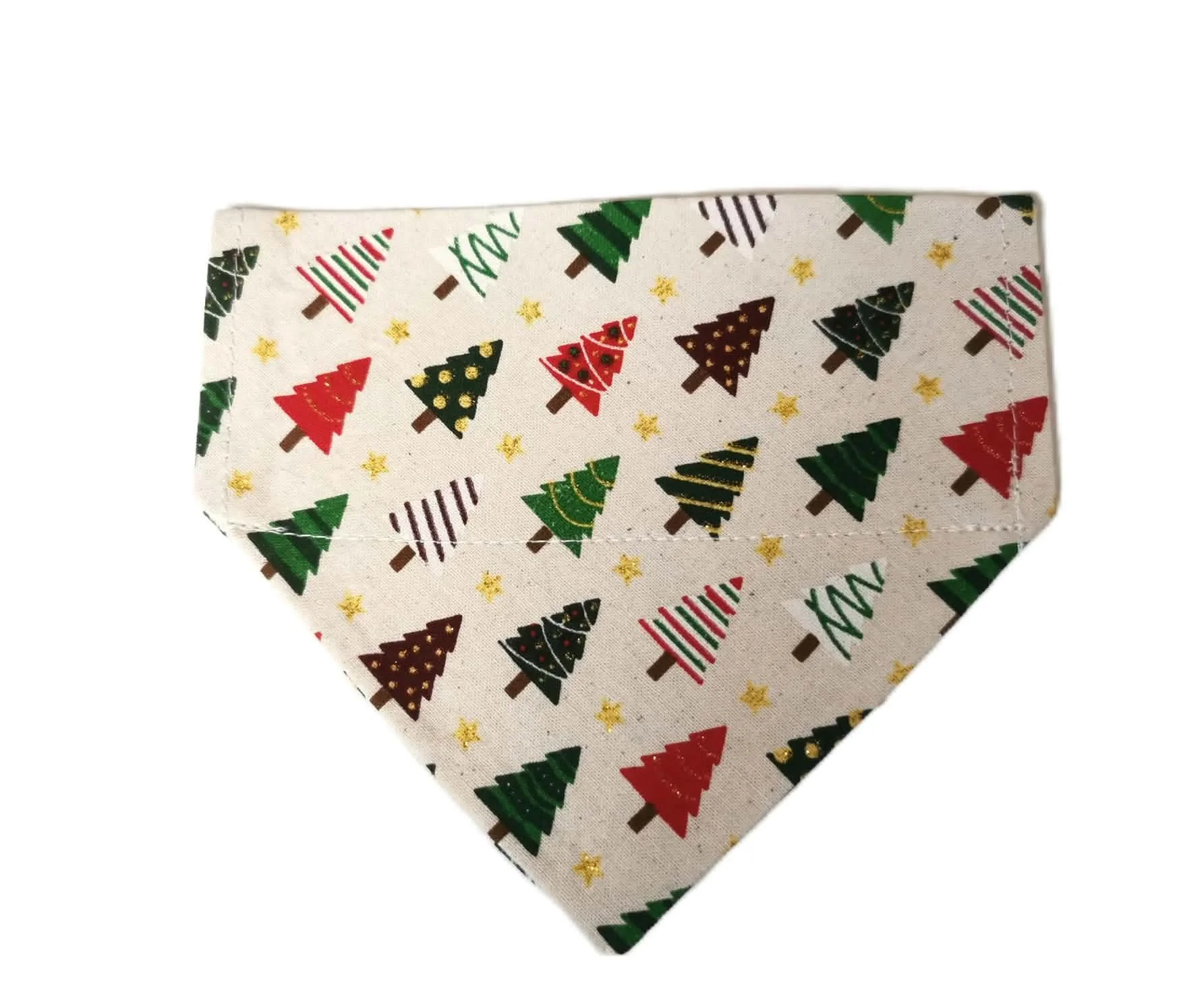 Christmas Tree Dog Bandana - Size Small