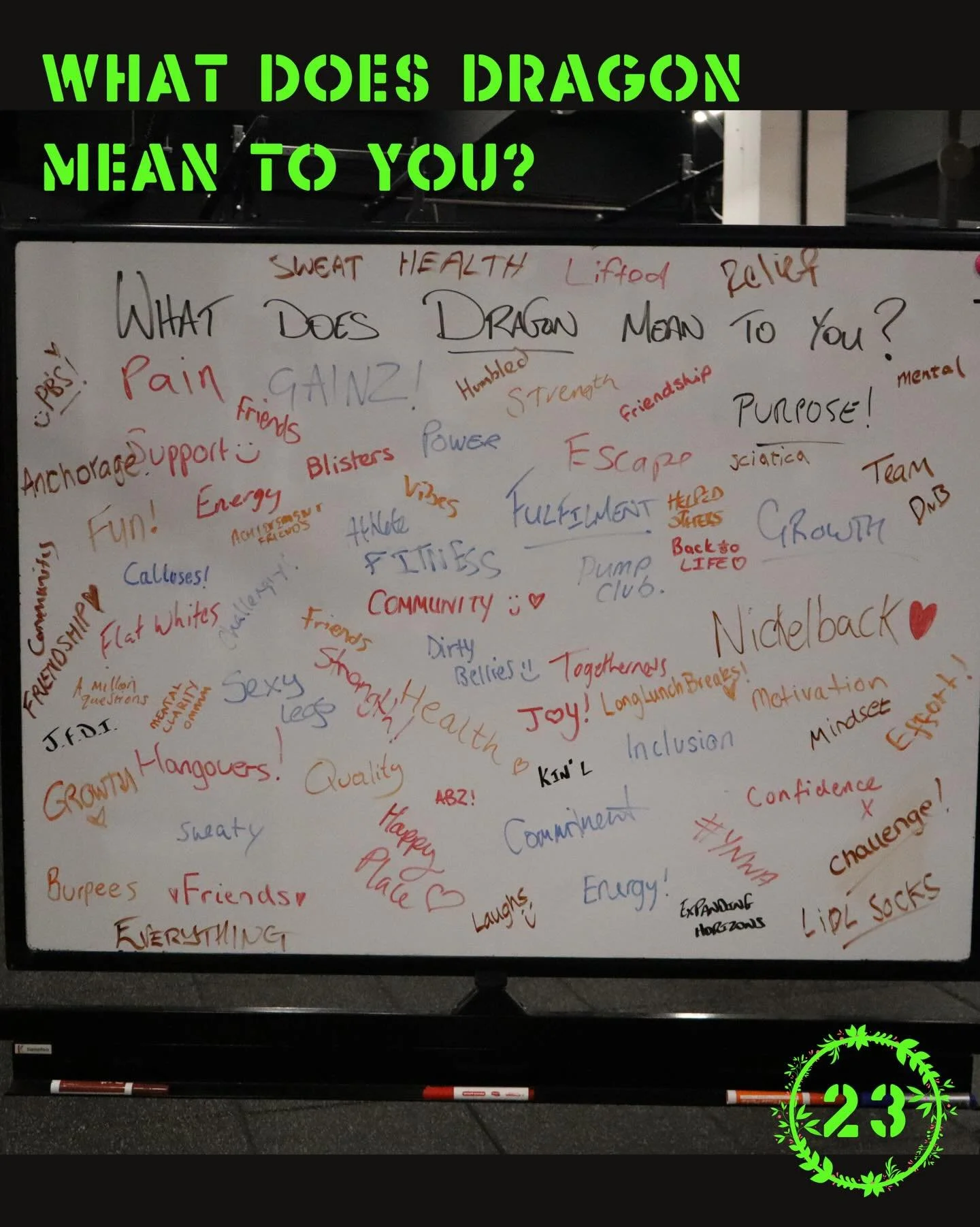 We asked our members &lsquo;what does Dragon mean to you?&rsquo; and here&rsquo;s what they wrote 💚

#crossfit #community