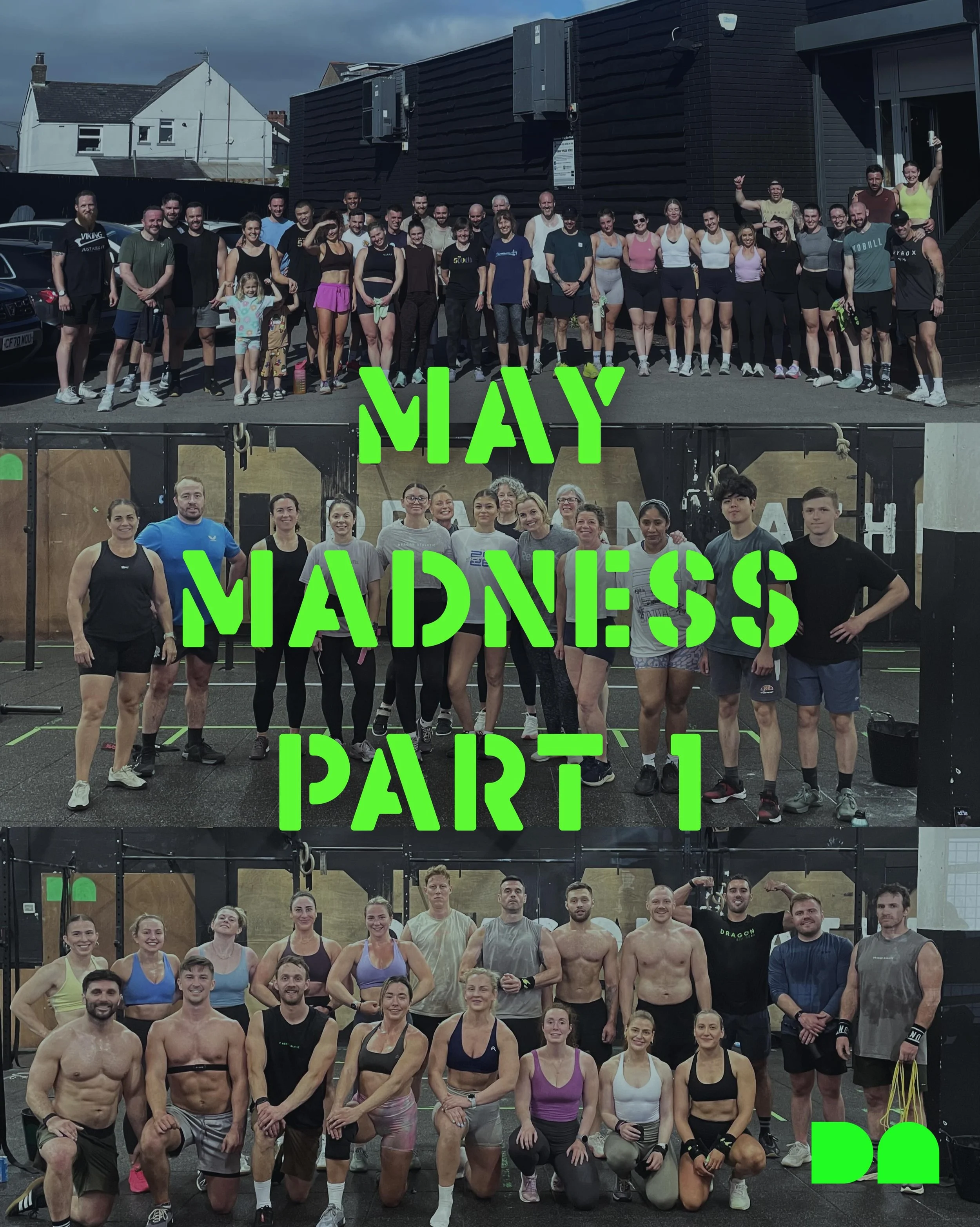 May Madness Part 1: CROSSFIT TOTAL 💪💪

A sunny Saturday with a sweat, PB&rsquo;s flying about the shop, and @jac_wyn_da leading the squad 
🐉 8:00 Hyrox
🐉 9:00 CrossFit Total
🐉 10:30 Sportif

Bish Bash Bosh