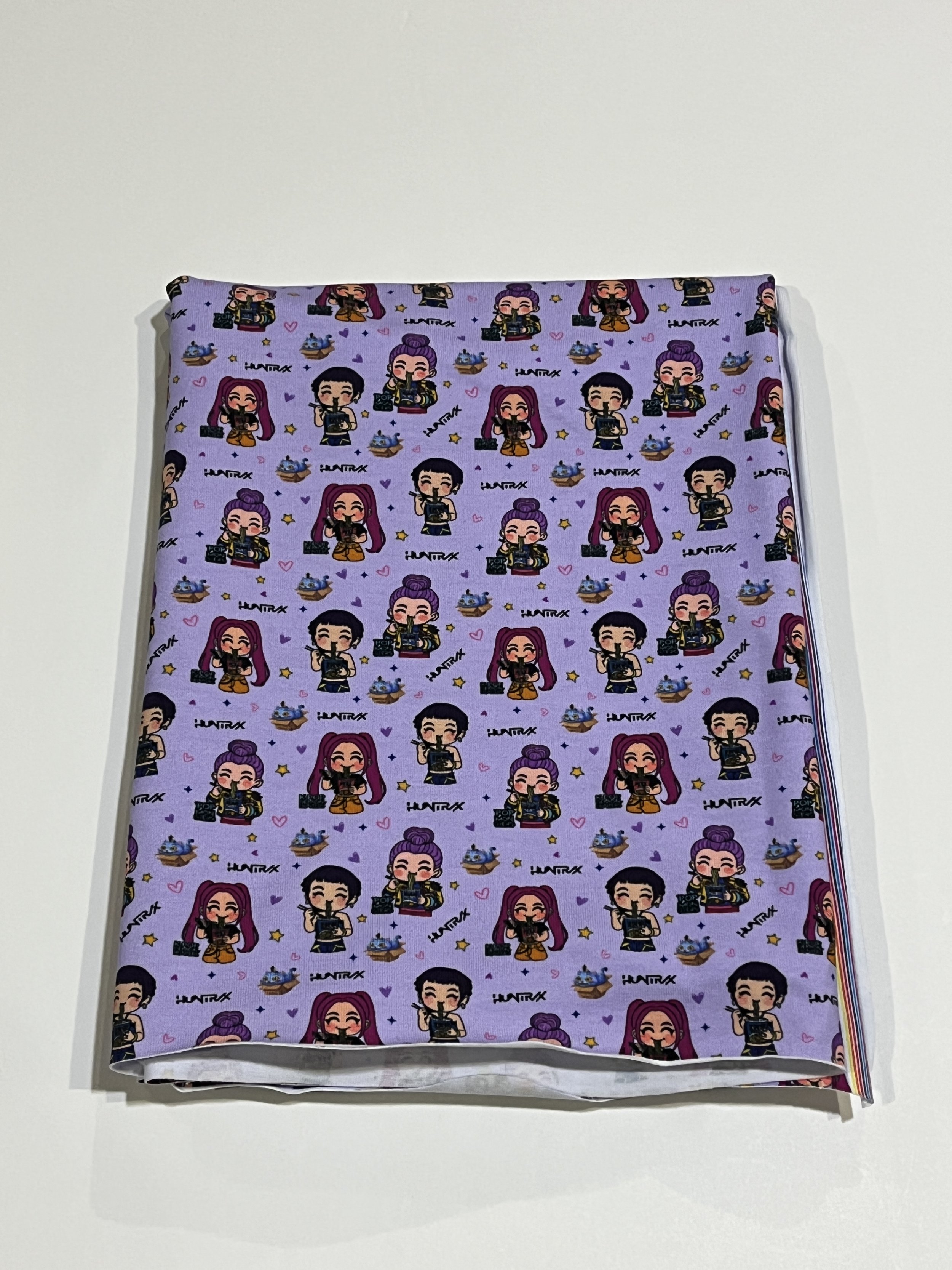 Ramen Time Purple SM Scale Cotton Spandex