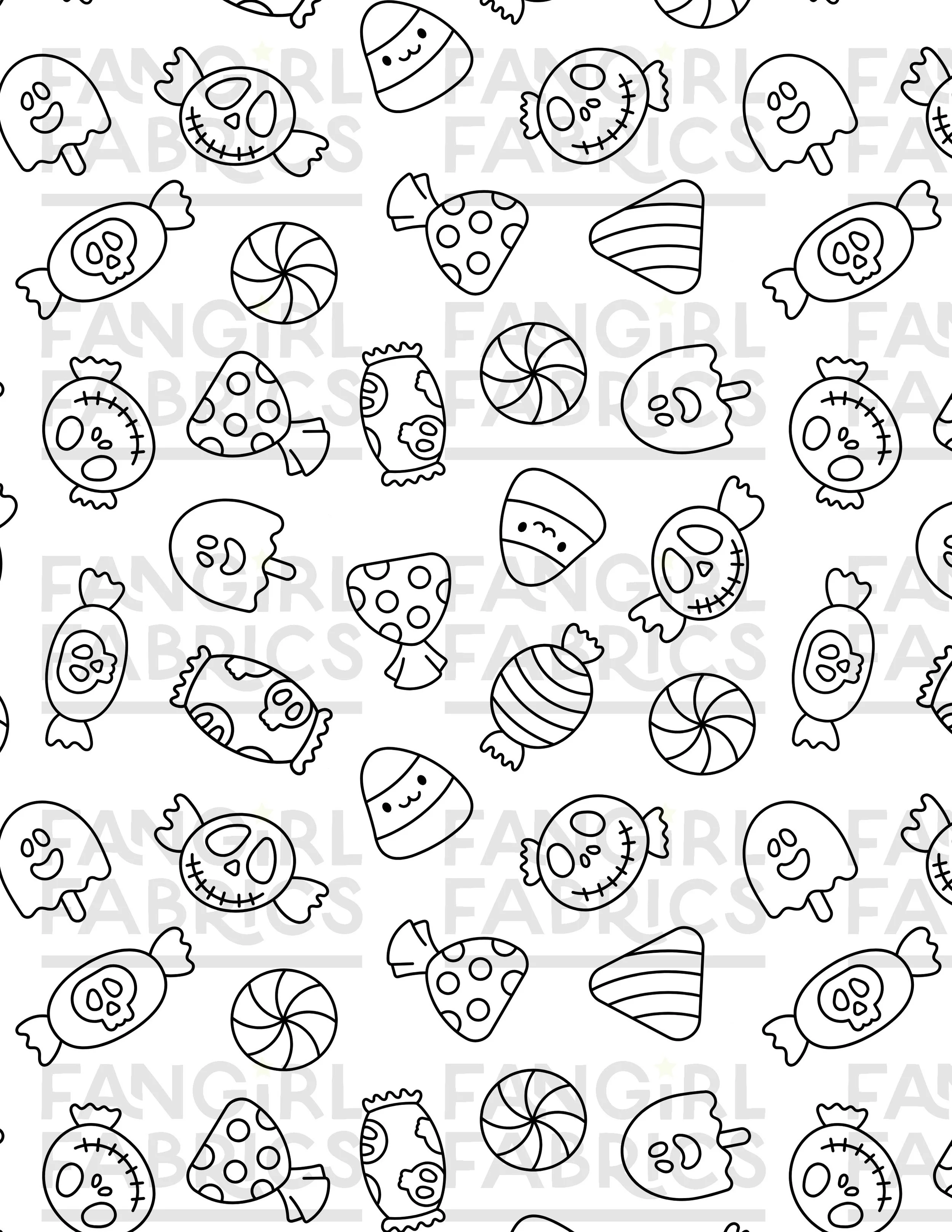DIGITAL Halloween Colouring Page