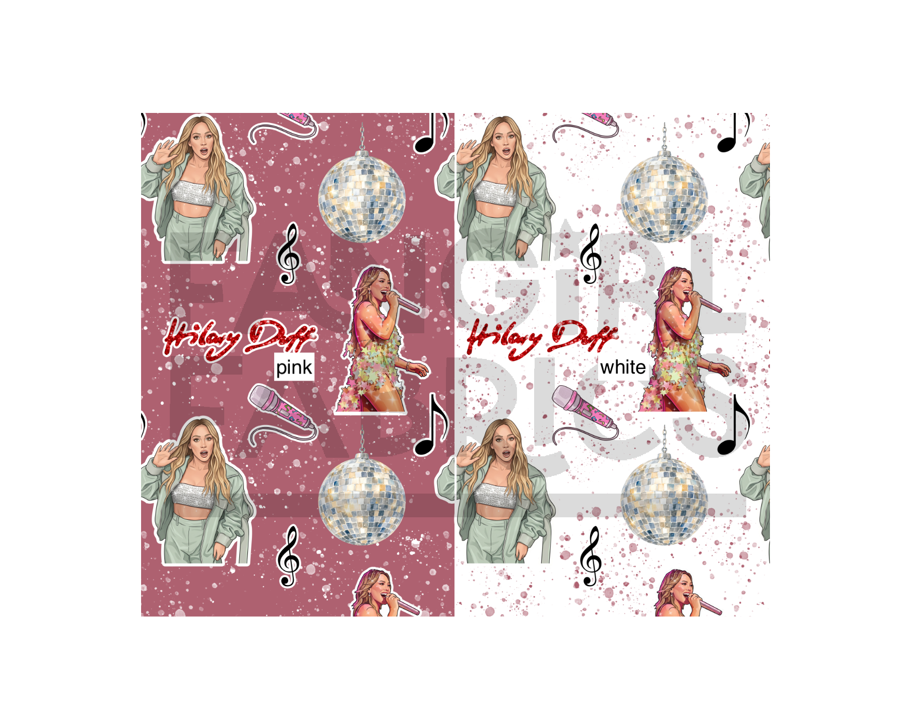 PREORDER Hilary Duff (2 colours) - Fangirl Fabrics