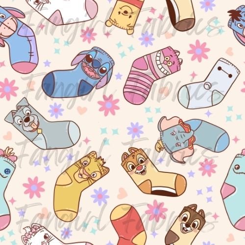 character socks cream by bloom patterns w.jpg