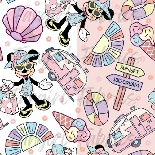 PREORDER Beach Minnie (2 colours) - Bloom Patterns