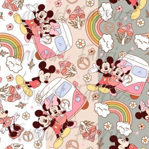 PREORDER Groovy Mouse (3 colours) - Bloom Patterns