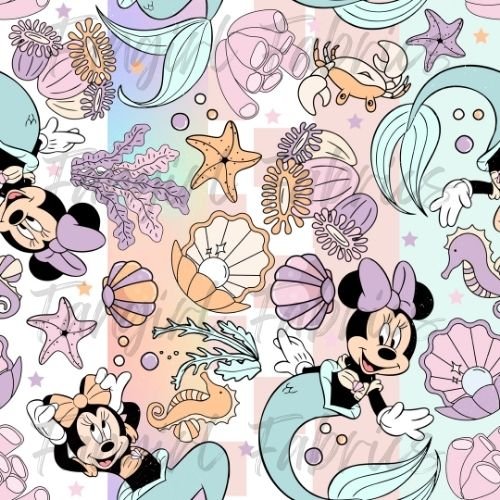 PREORDER Minnie Mermaid (5 colours) - Bloom Patterns
