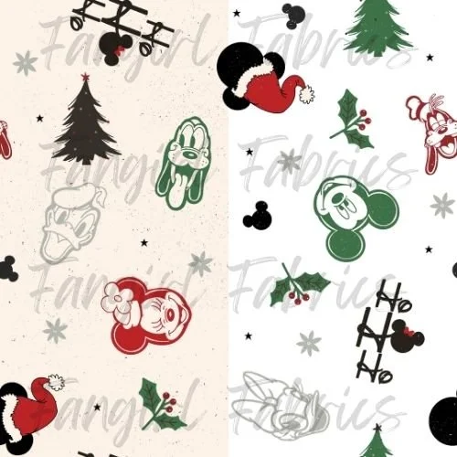 PREORDER Mouse Christmas (2 Colours) - Bloom Patterns