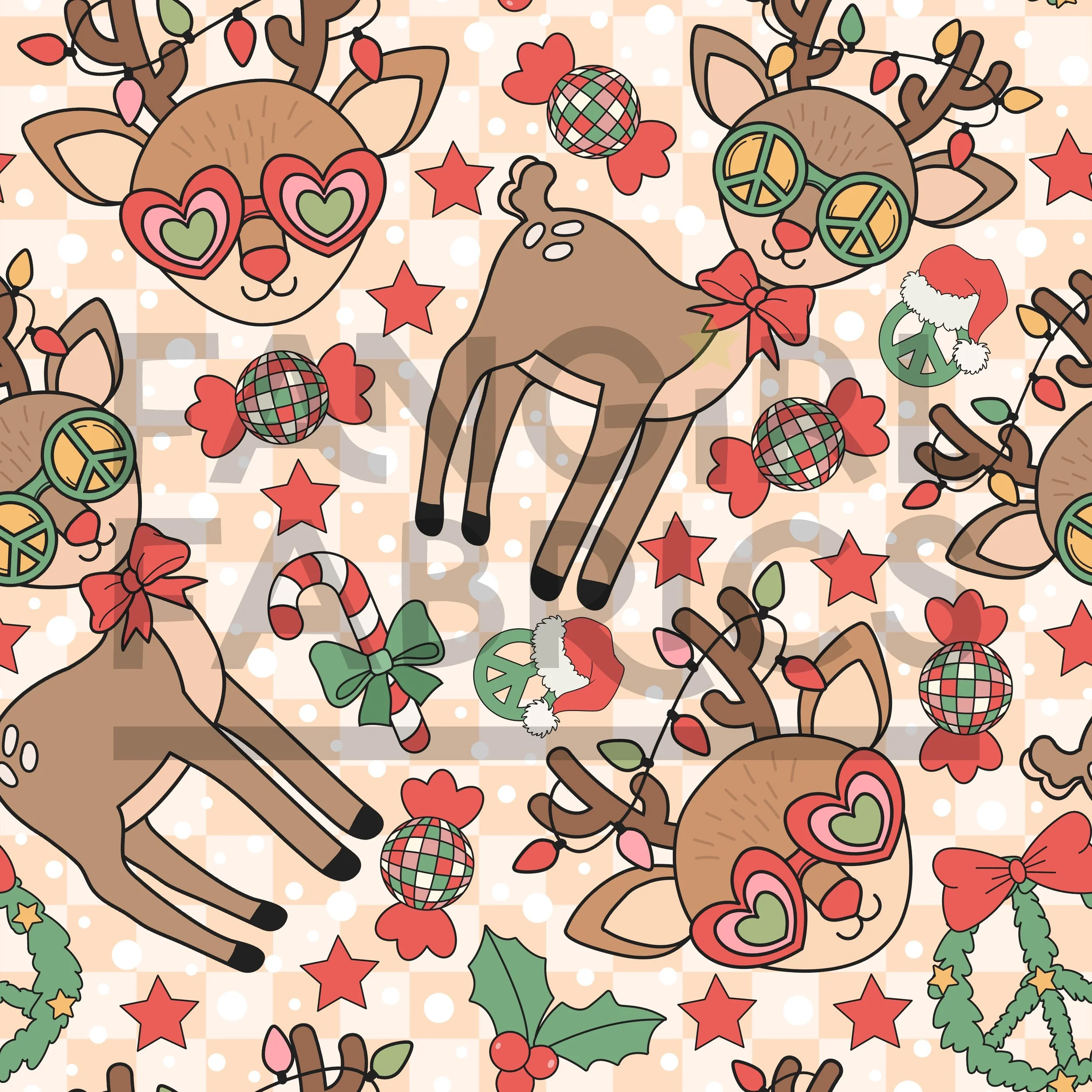 Groovy Deer 4 by tiny space craft shop w.jpg