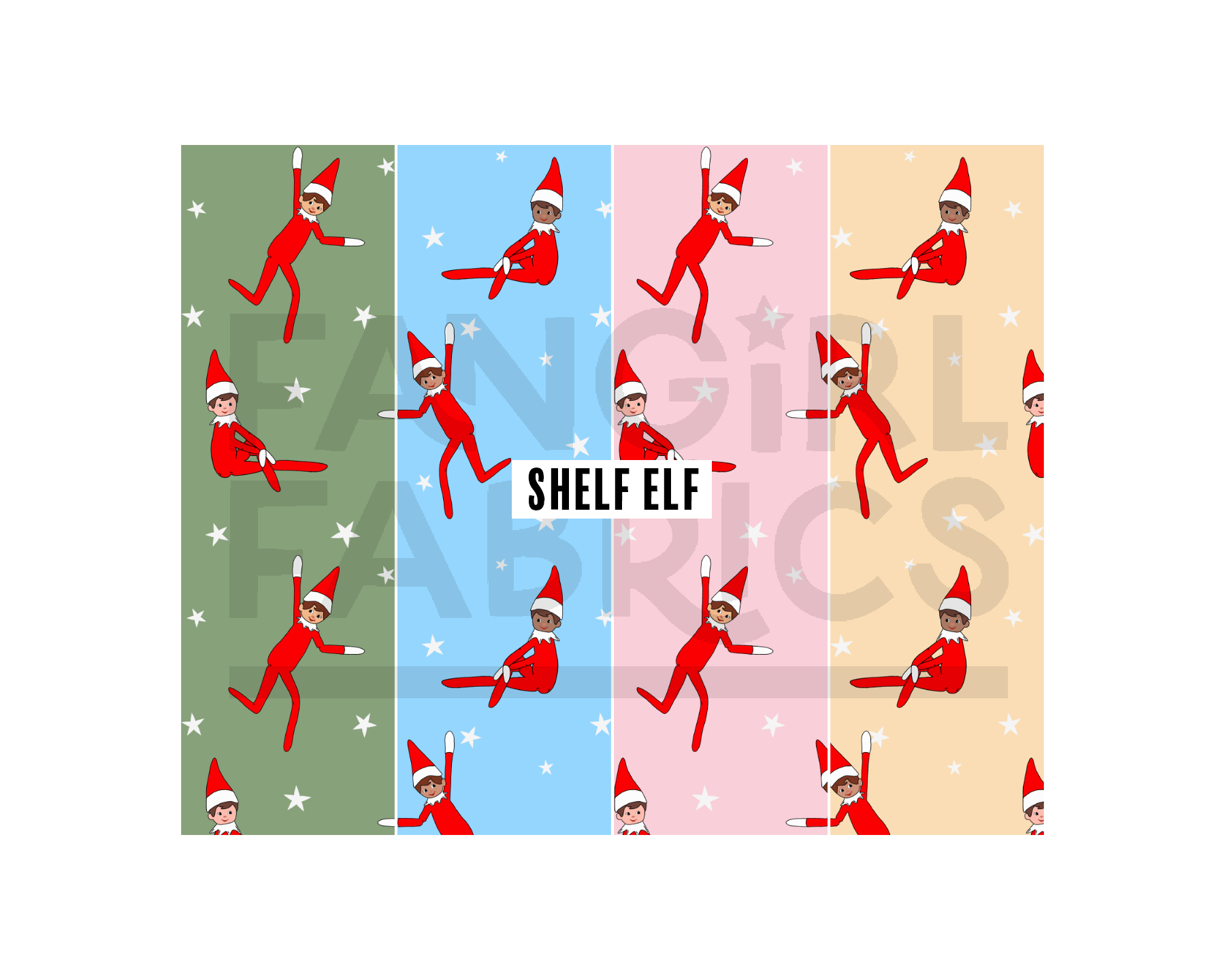 PREORDER Shelf Elf (3 colours) - Fangirl Fabrics