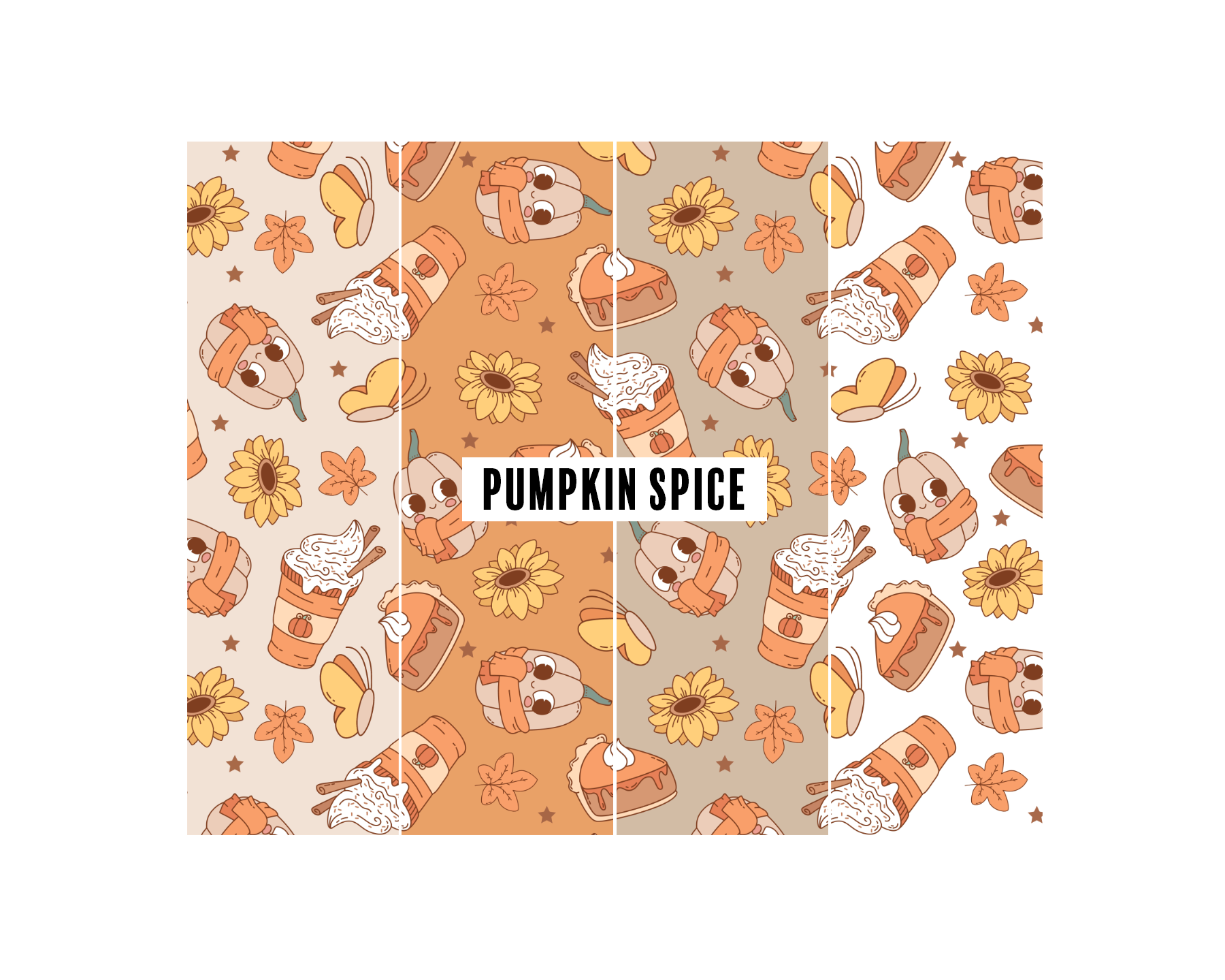 PREORDER Pumpkin Spice (4 colours) - Bloom Patterns