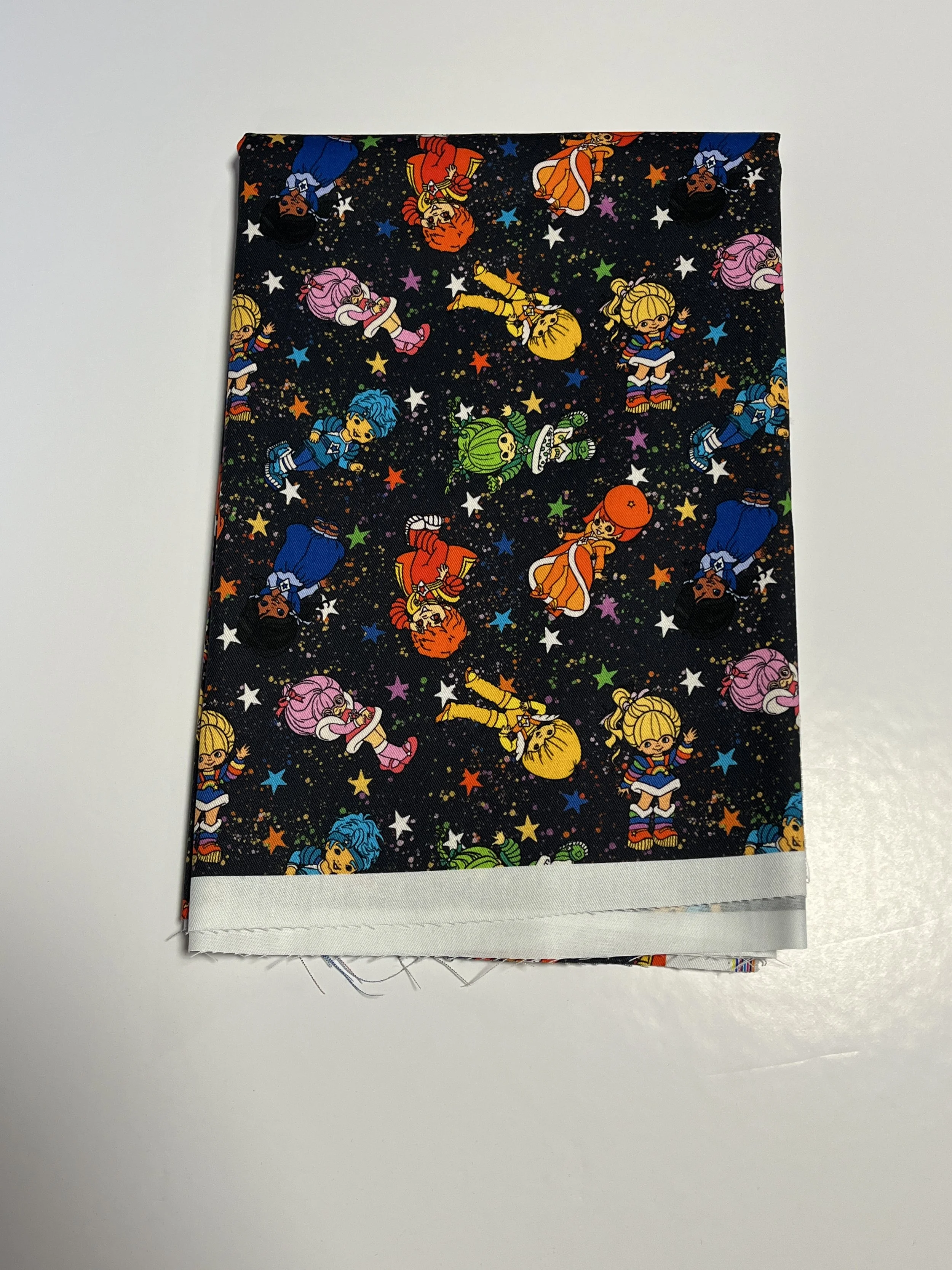Rainbow Brite Splatter MD Scale Cotton Twill