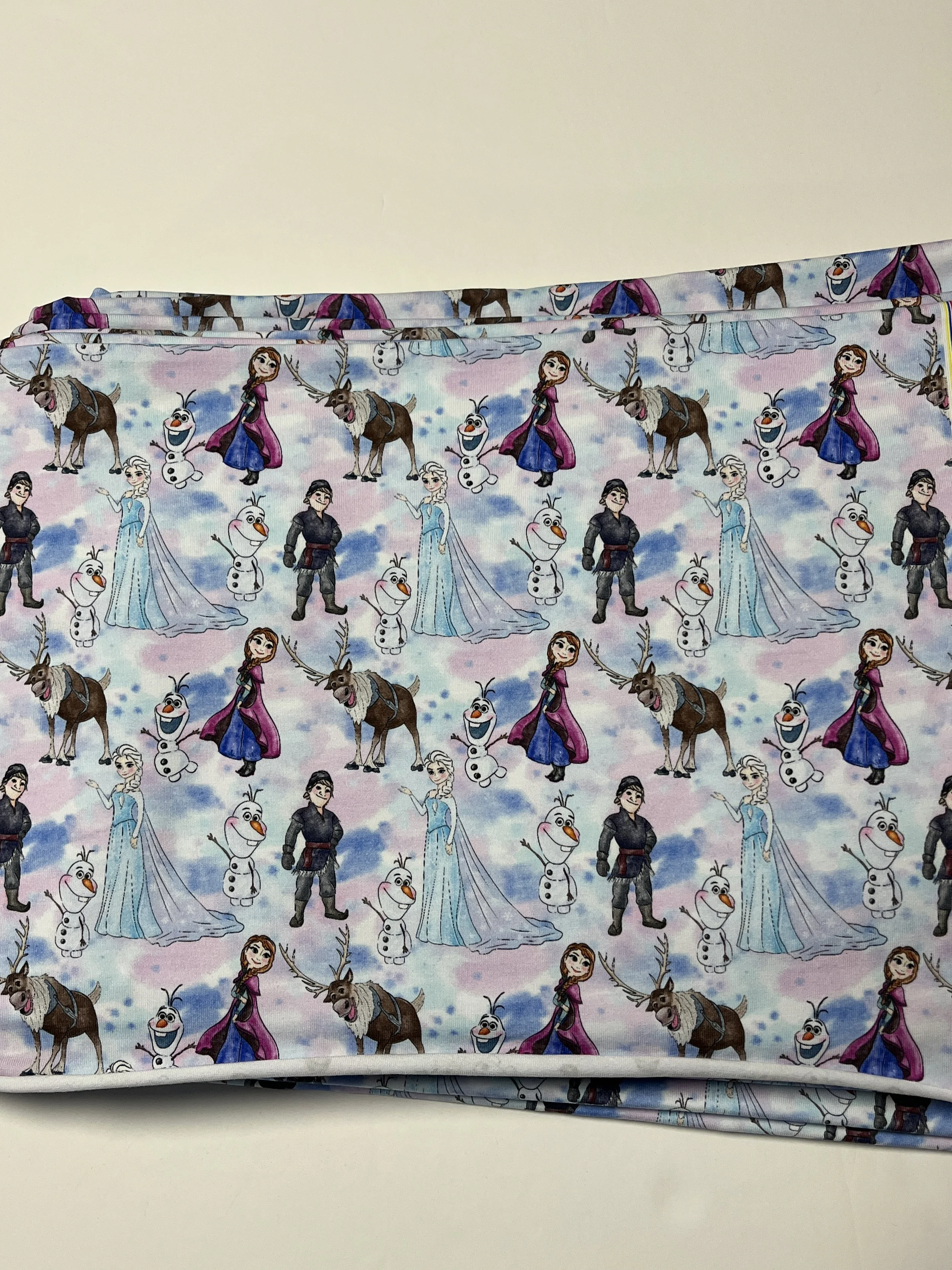 Pastel Frozen MD Scale Cotton Spandex