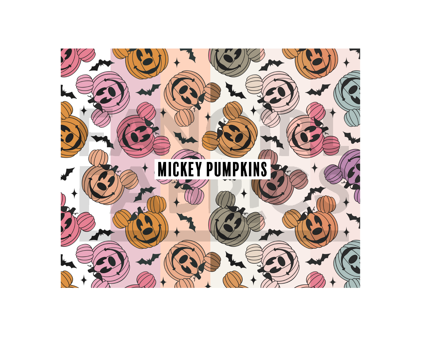 PREORDER Mickey Pumpkins (6 colours) - Creative Prints DS