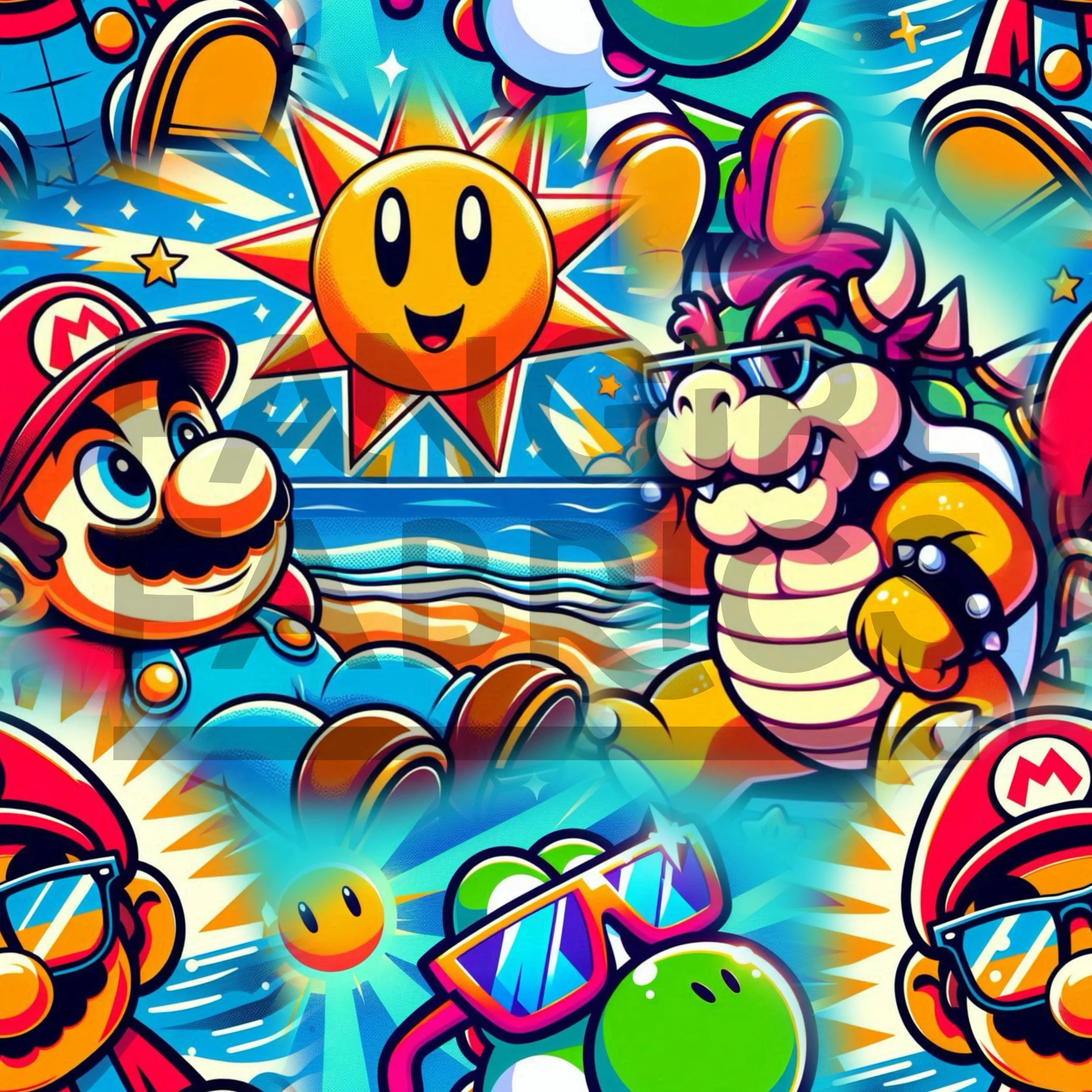 PREORDER Summer Mario - Tiny Space Craft Shop