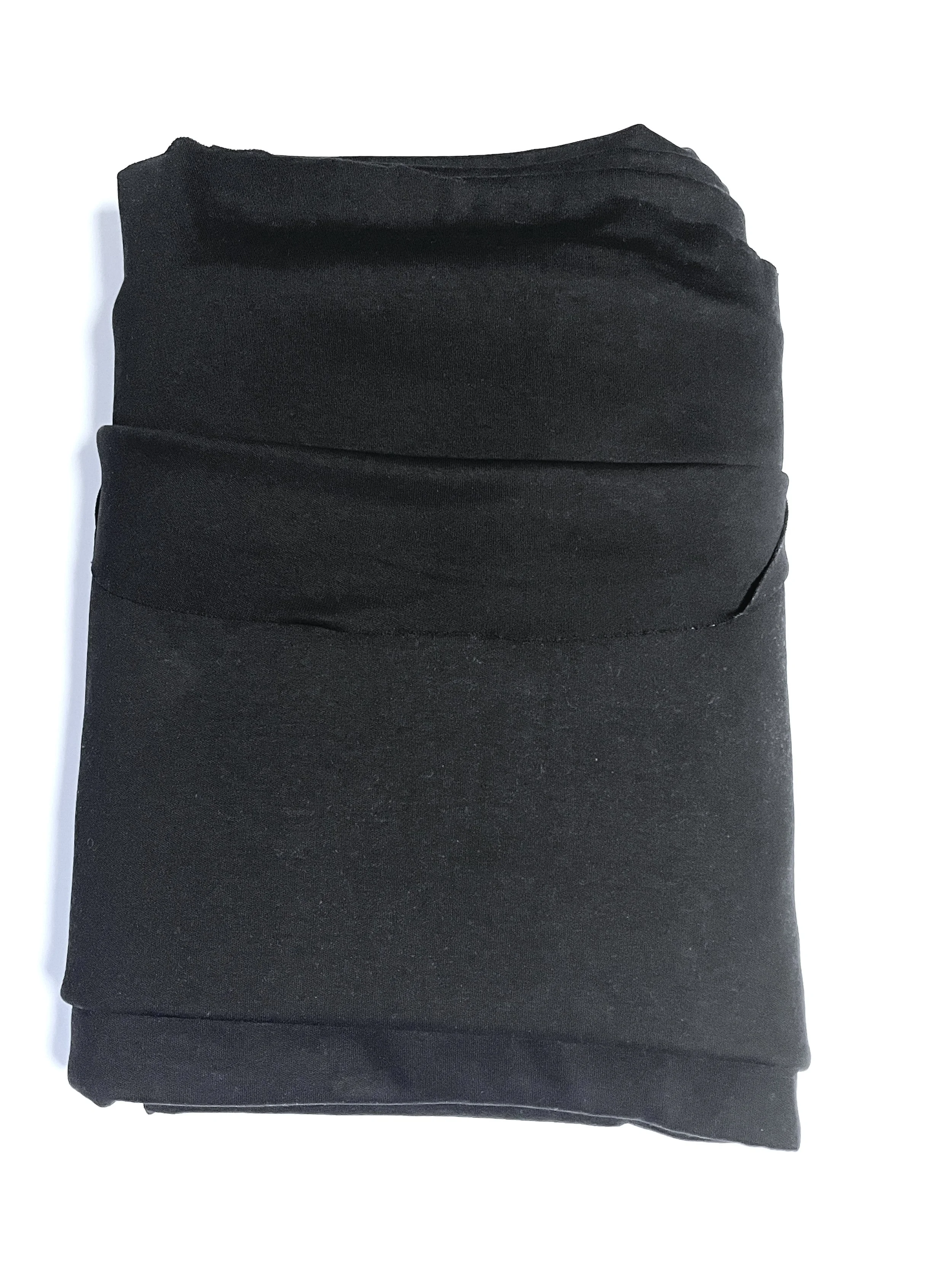 Black 2 Way Stretch Cotton Spandex