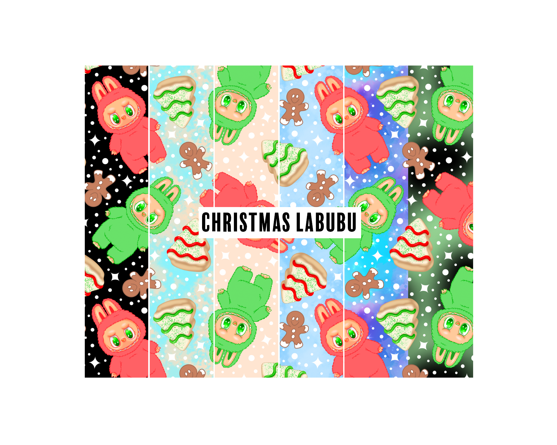 PREORDER Christmas Labubu (6 colours) - Tiny Space Craft Shop