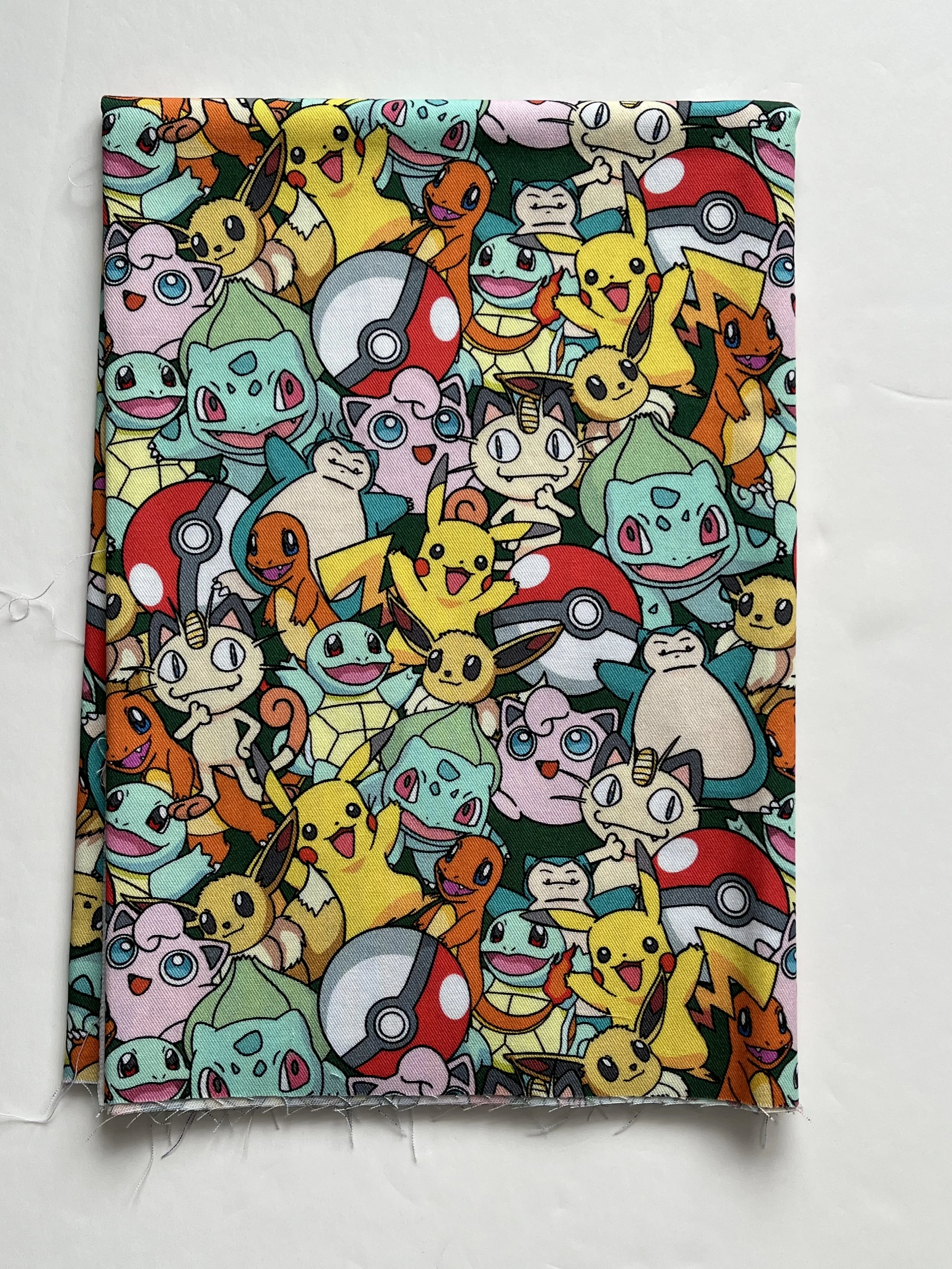 Pokemon Stacked MD Scale Cotton Woven