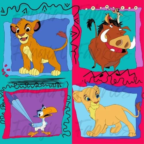 PREORDER Lion King (2 colour) - Fangirl Fabrics